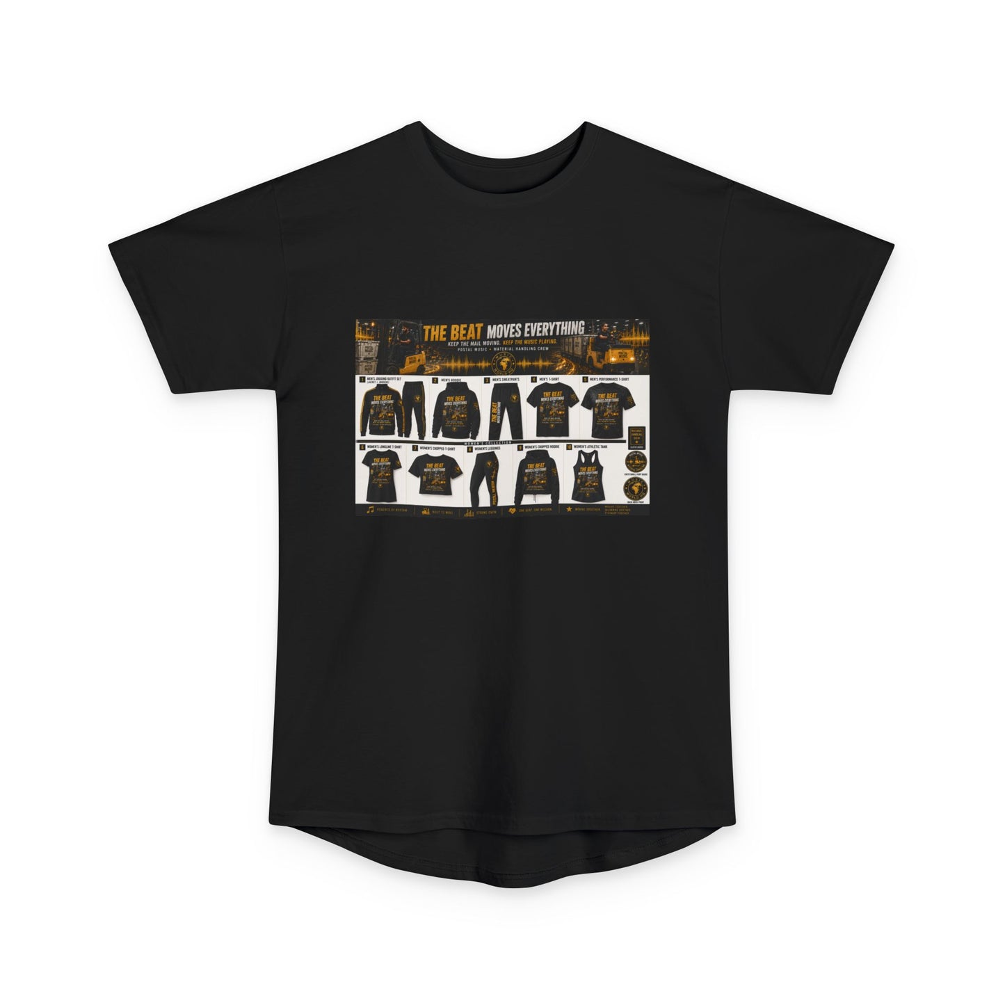 The Beat Moves Everything — Women's Longline Tee | Postal Music