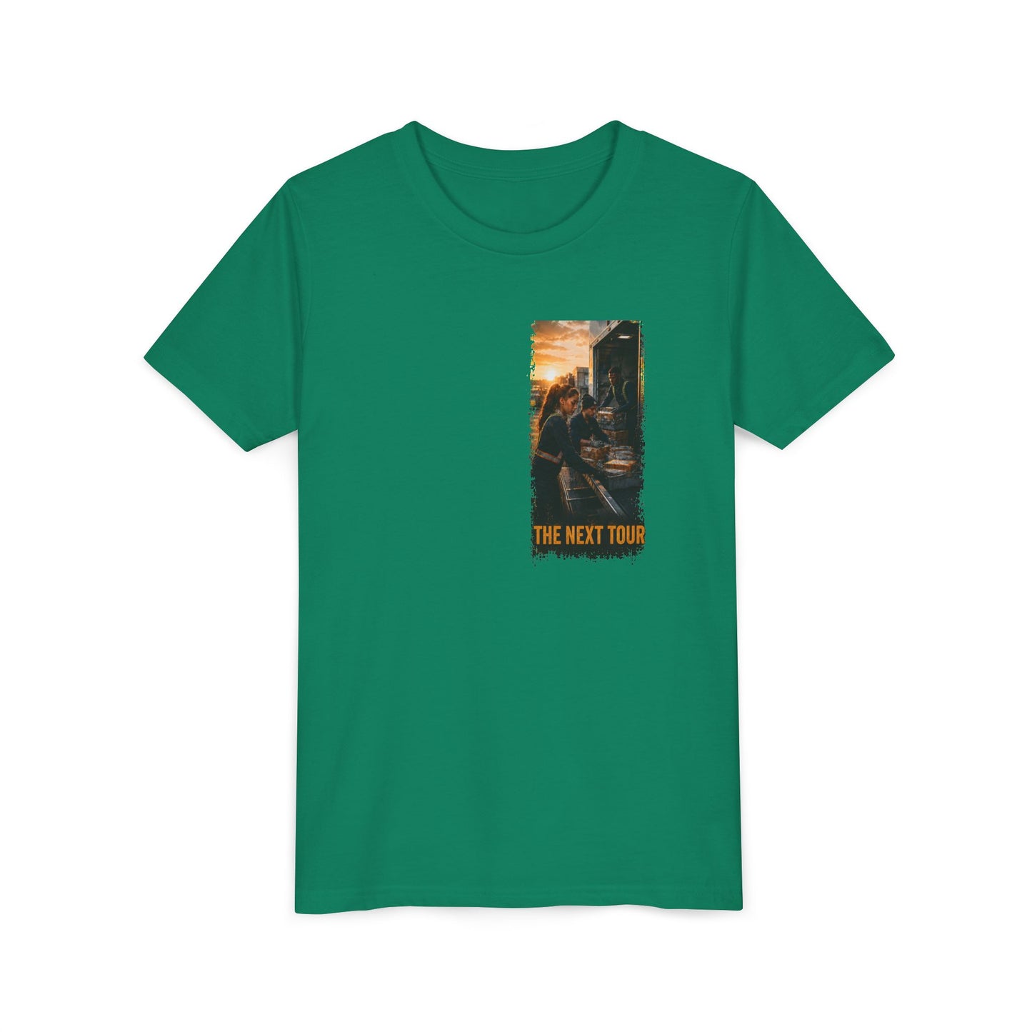 Postal Music — The Next Tour Youth T-Shirt — Color Group 1 of 2
