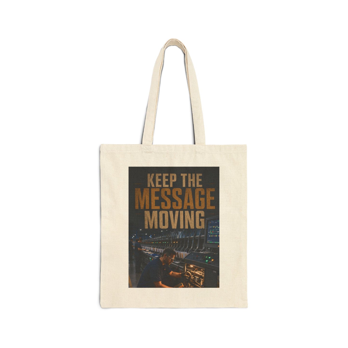 Postal Music — Keep the Message Moving — Canvas Tote