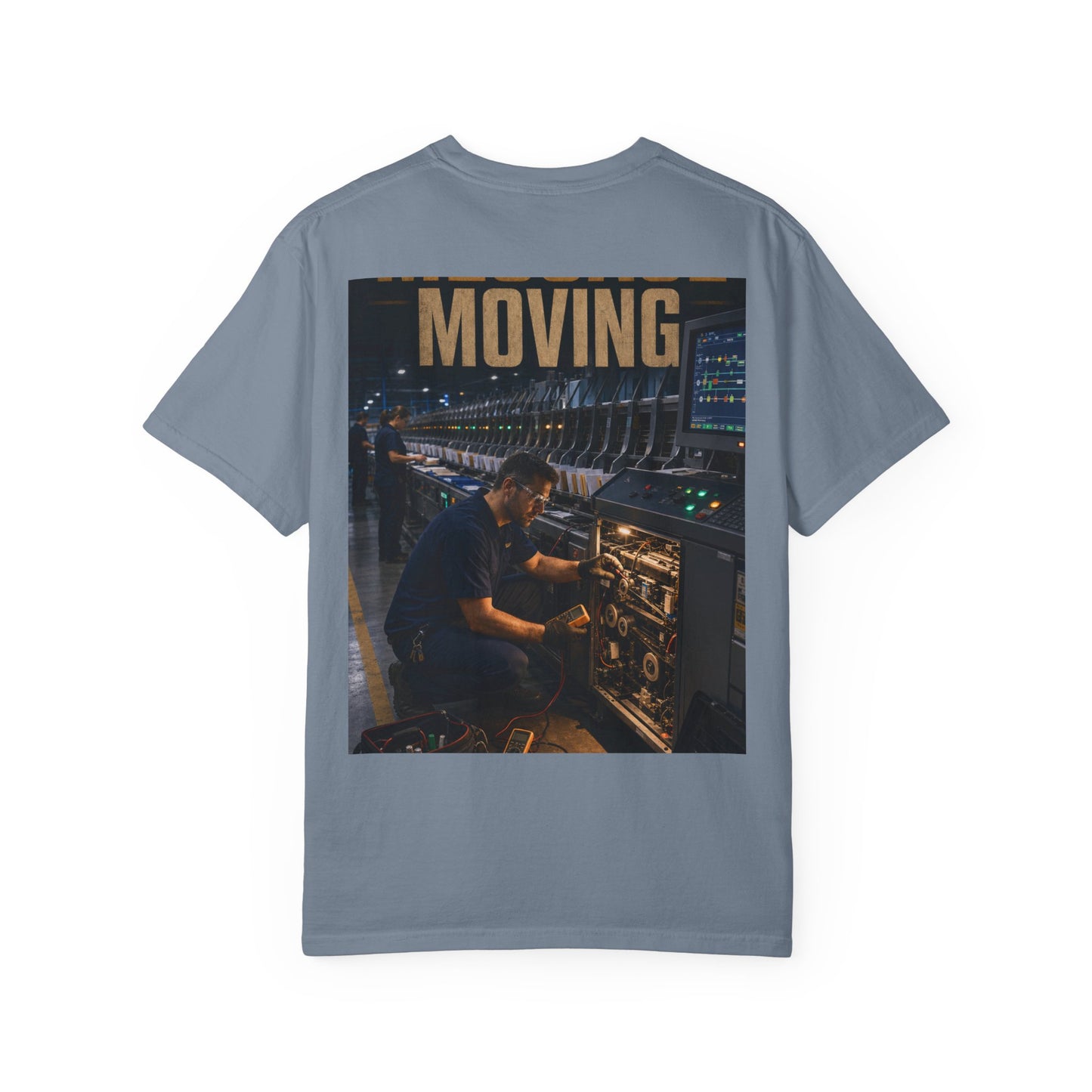 Postal Music — Keep the Message Moving — Garment-Dyed T-Shirt