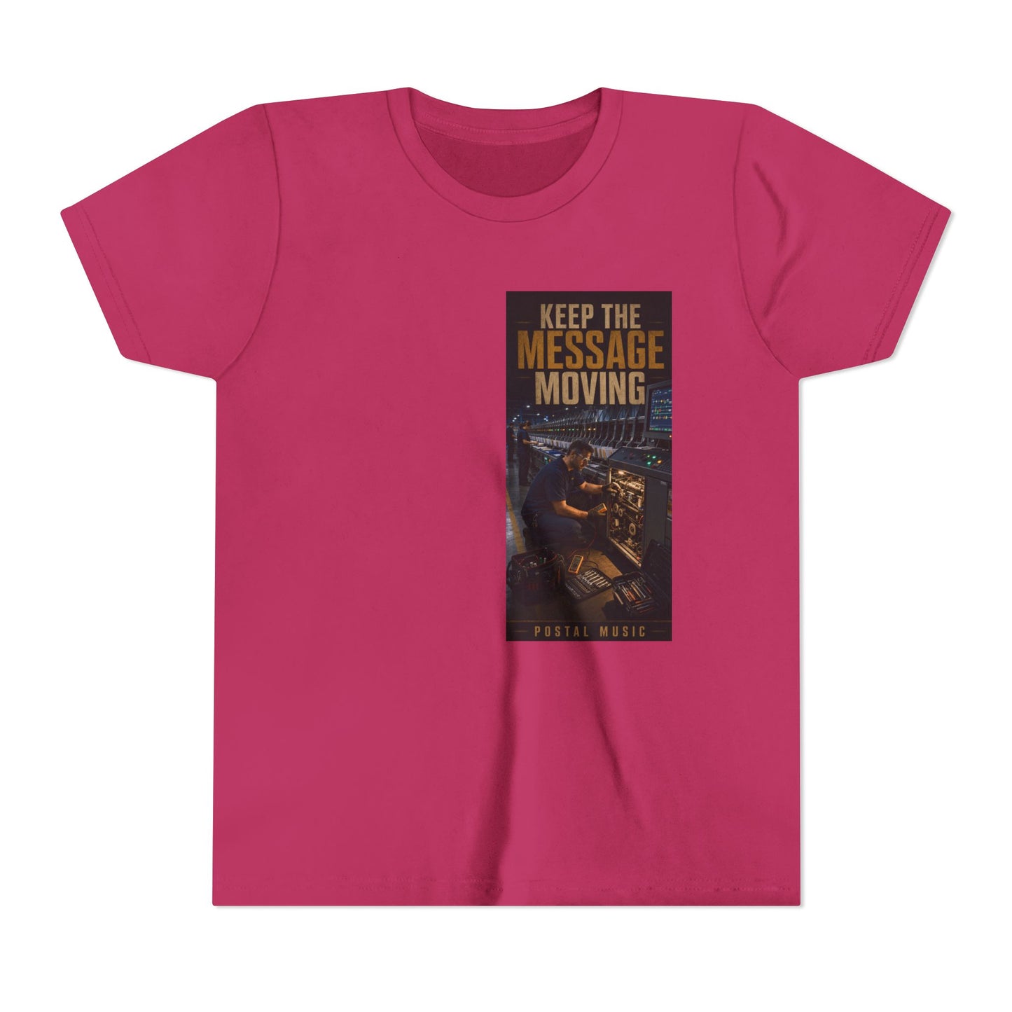 Postal Music — Keep the Message Moving — Youth T-Shirt