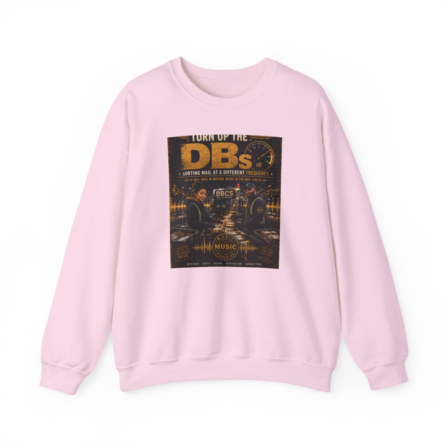 Turn Up the DBs — Men's Crewneck Sweatshirt (Jogger Set Top)