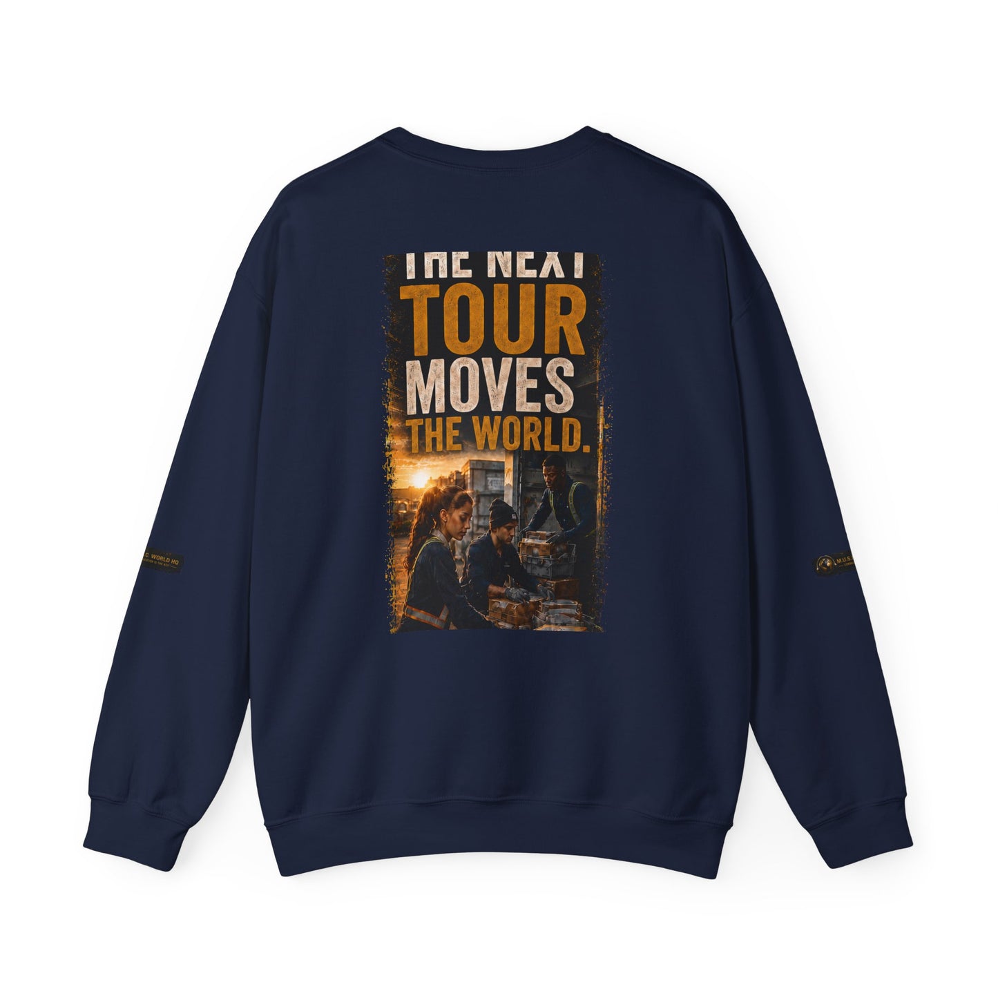 Postal Music — The Next Tour Core Crewneck Sweatshirt — Color Group 2 of 3