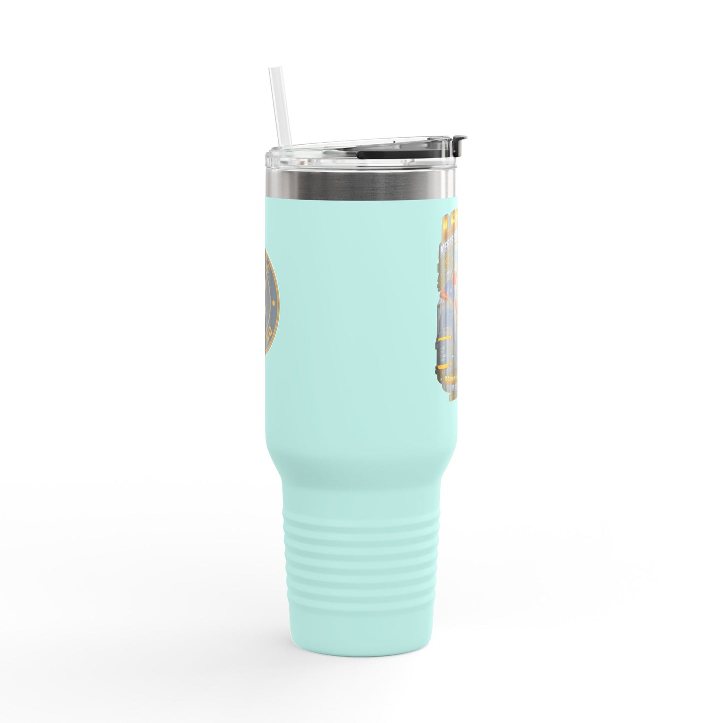 Postal Music - Level 7 Keeps the Rhythm Clean - Insulated Travel Tumbler 40oz