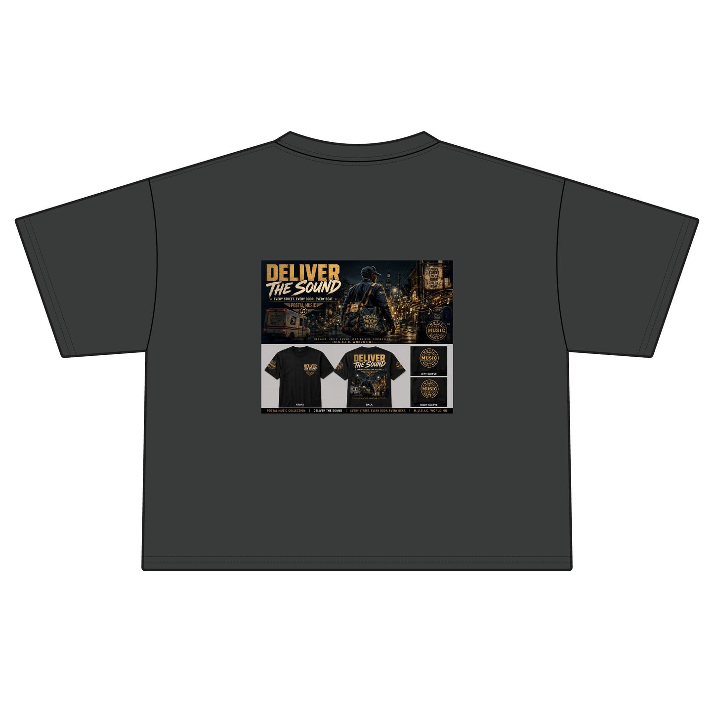 Postal Music — Deliver the Sound — Women's Boxy T-Shirt