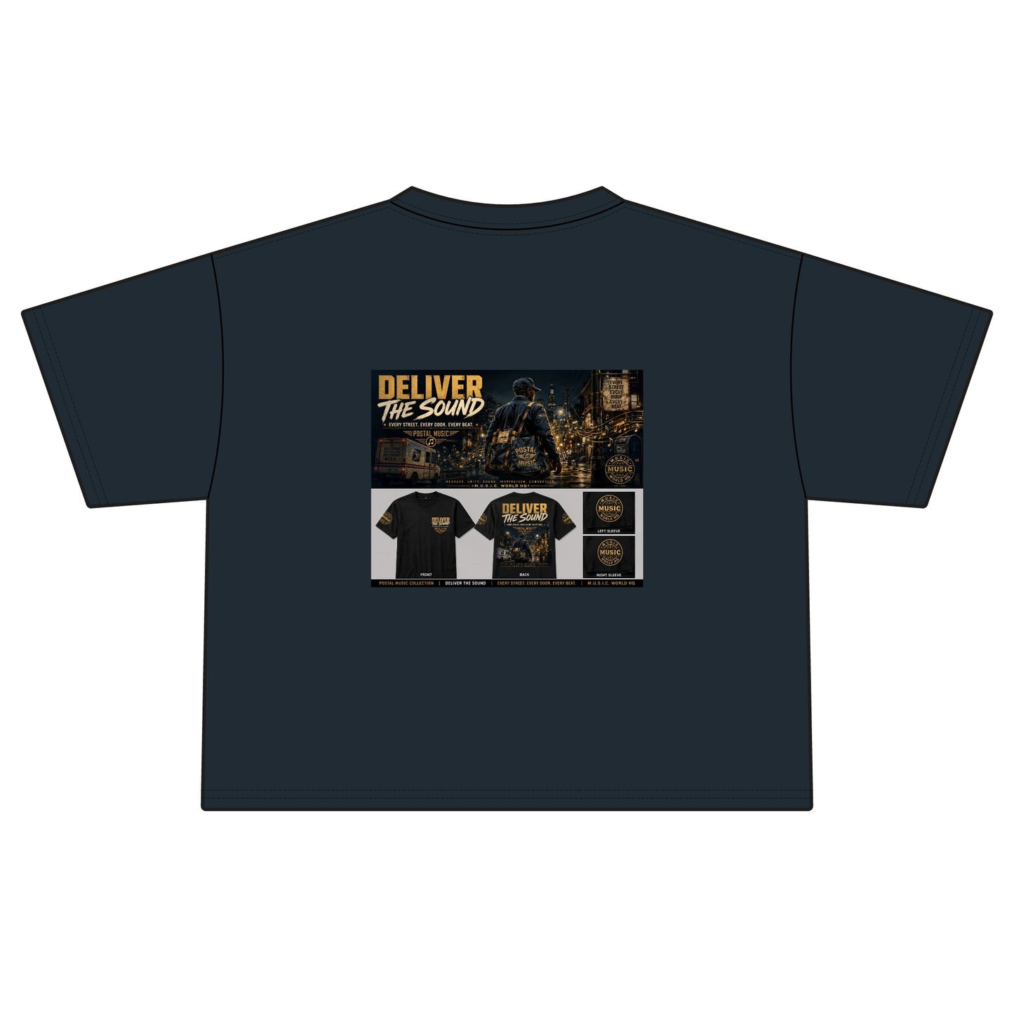 Postal Music — Deliver the Sound — Women's Boxy T-Shirt