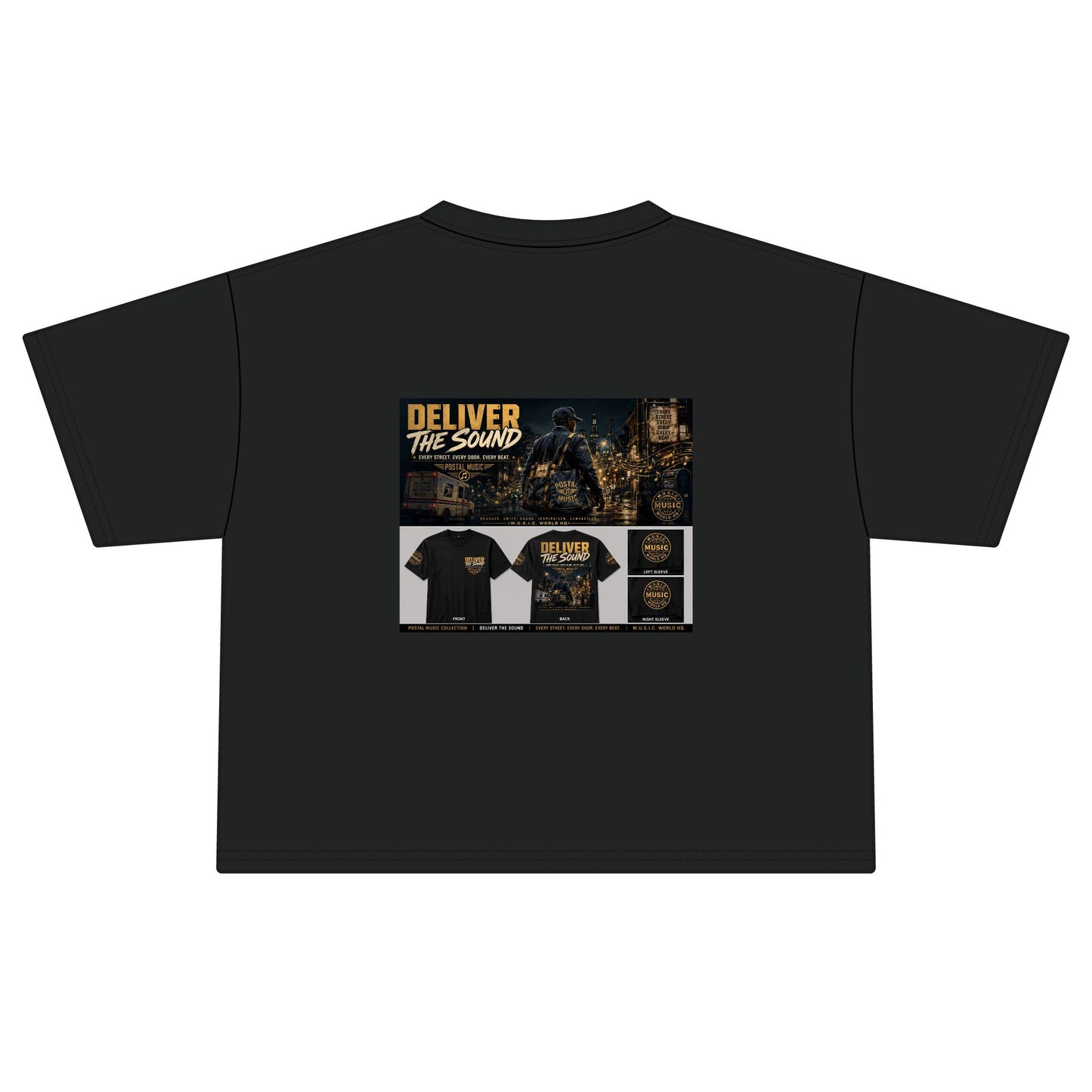 Postal Music — Deliver the Sound — Women's Boxy T-Shirt