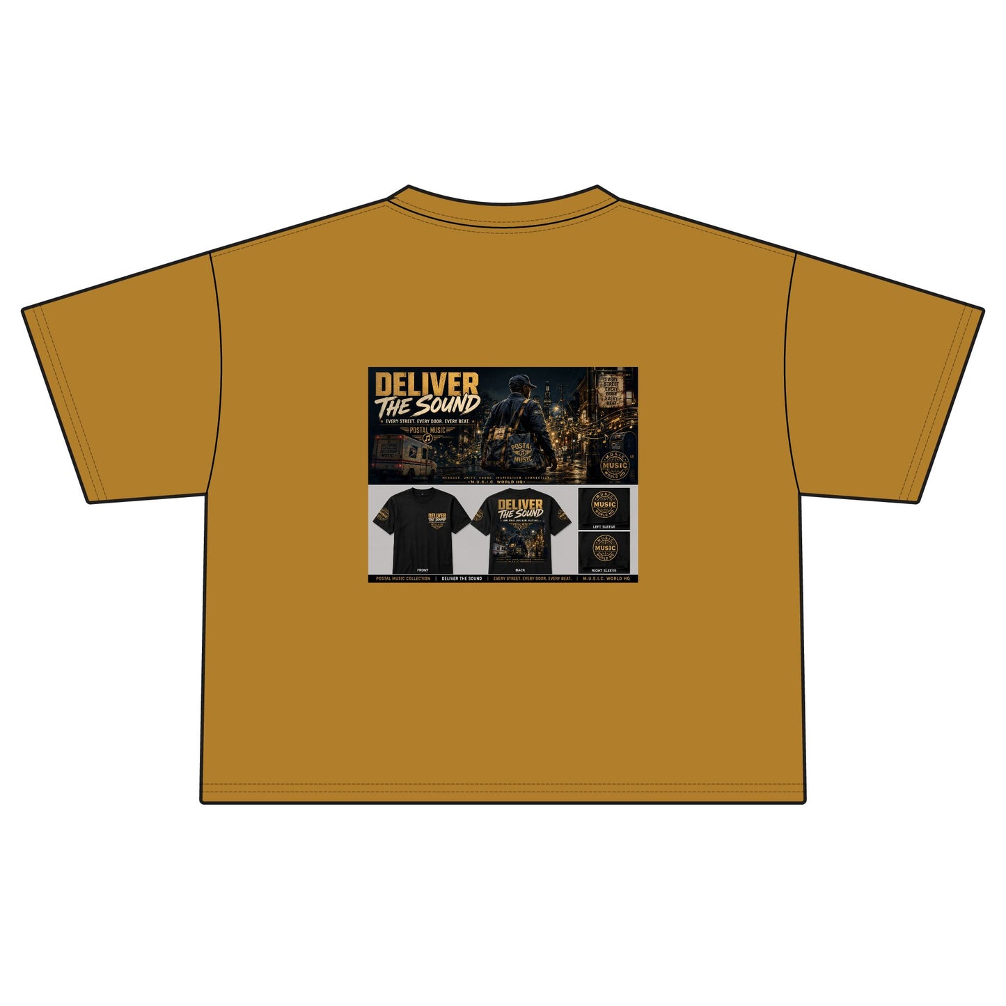 Postal Music — Deliver the Sound — Women's Boxy T-Shirt
