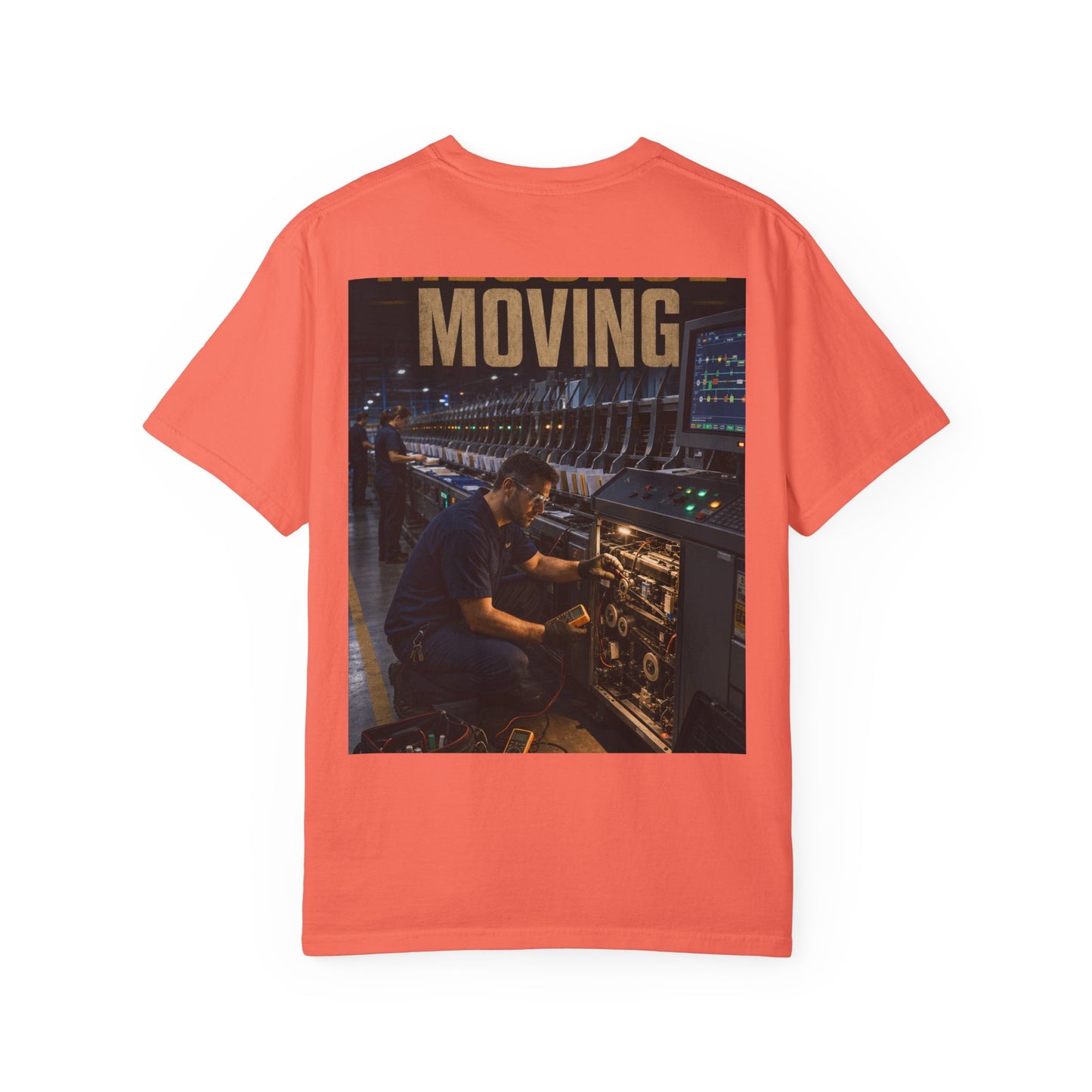 Postal Music — Keep the Message Moving — Garment-Dyed T-Shirt