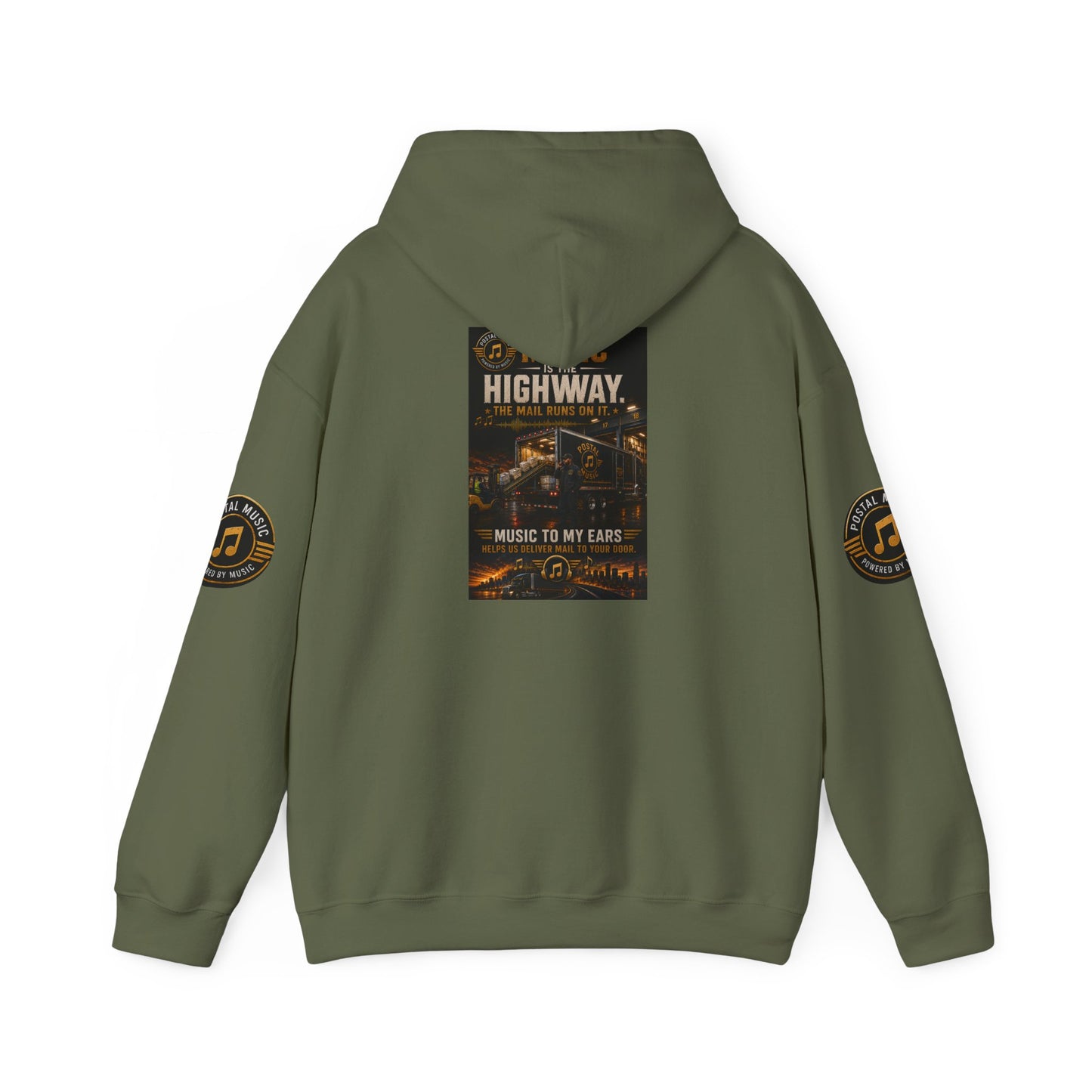 Postal Music — Music Is the Highway — Core Pullover Hoodie