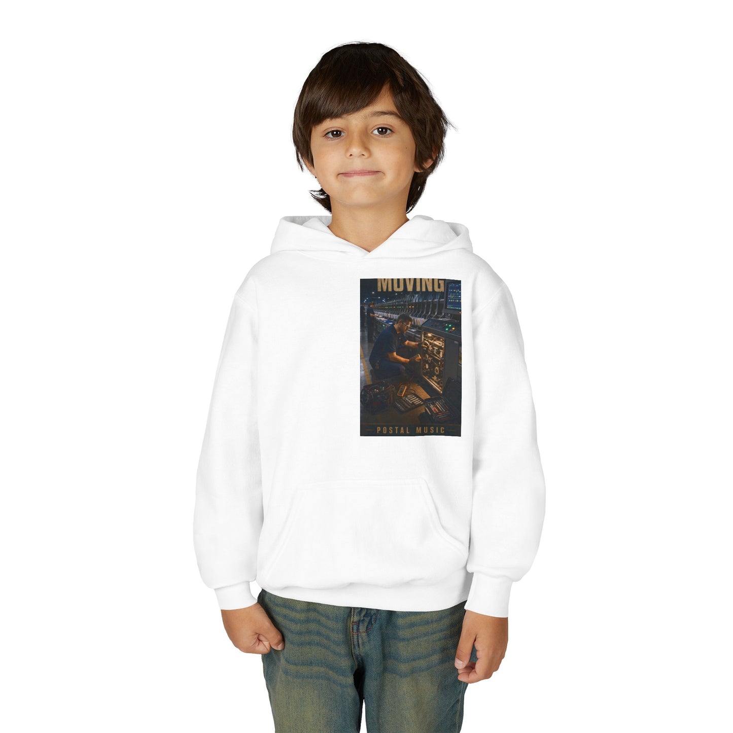 Postal Music — Keep the Message Moving — Youth Hoodie