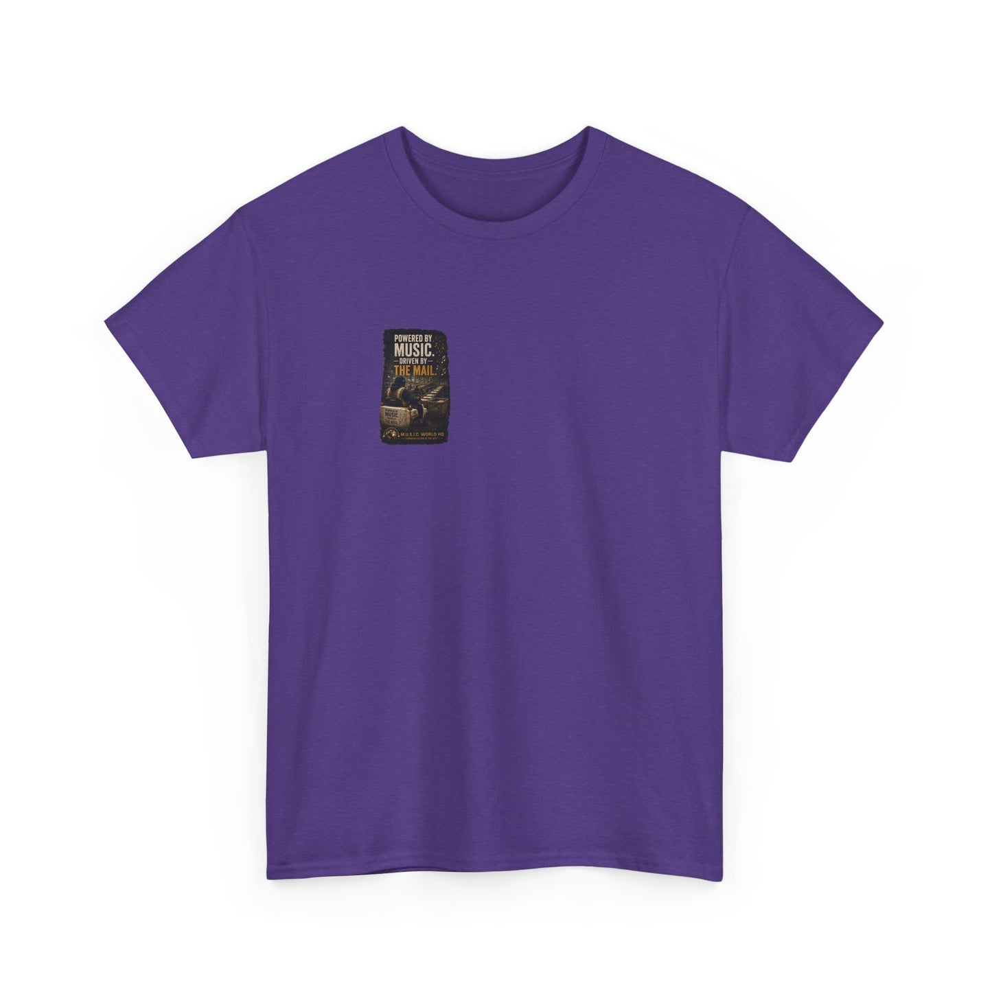 Postal Music - Powered by Music Premium T-Shirt - Colorways C
