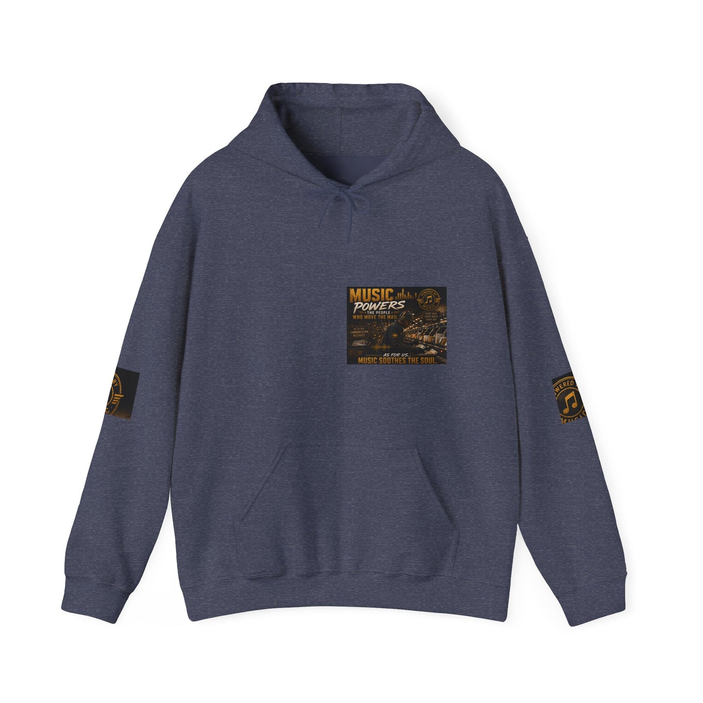 Postal Music — Music Powers the People — Core Pullover Hoodie