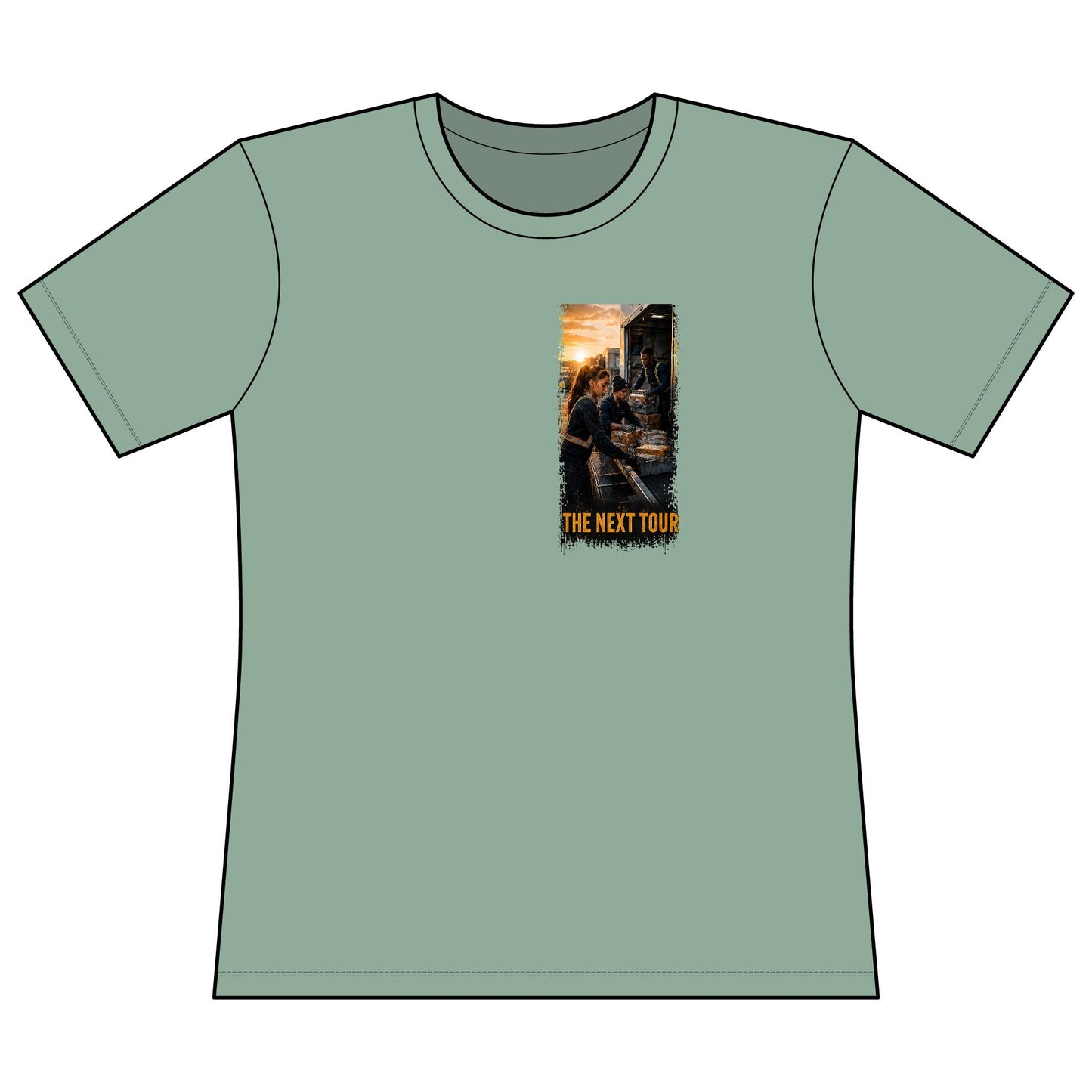 Postal Music — The Next Tour Women's Relaxed T-Shirt