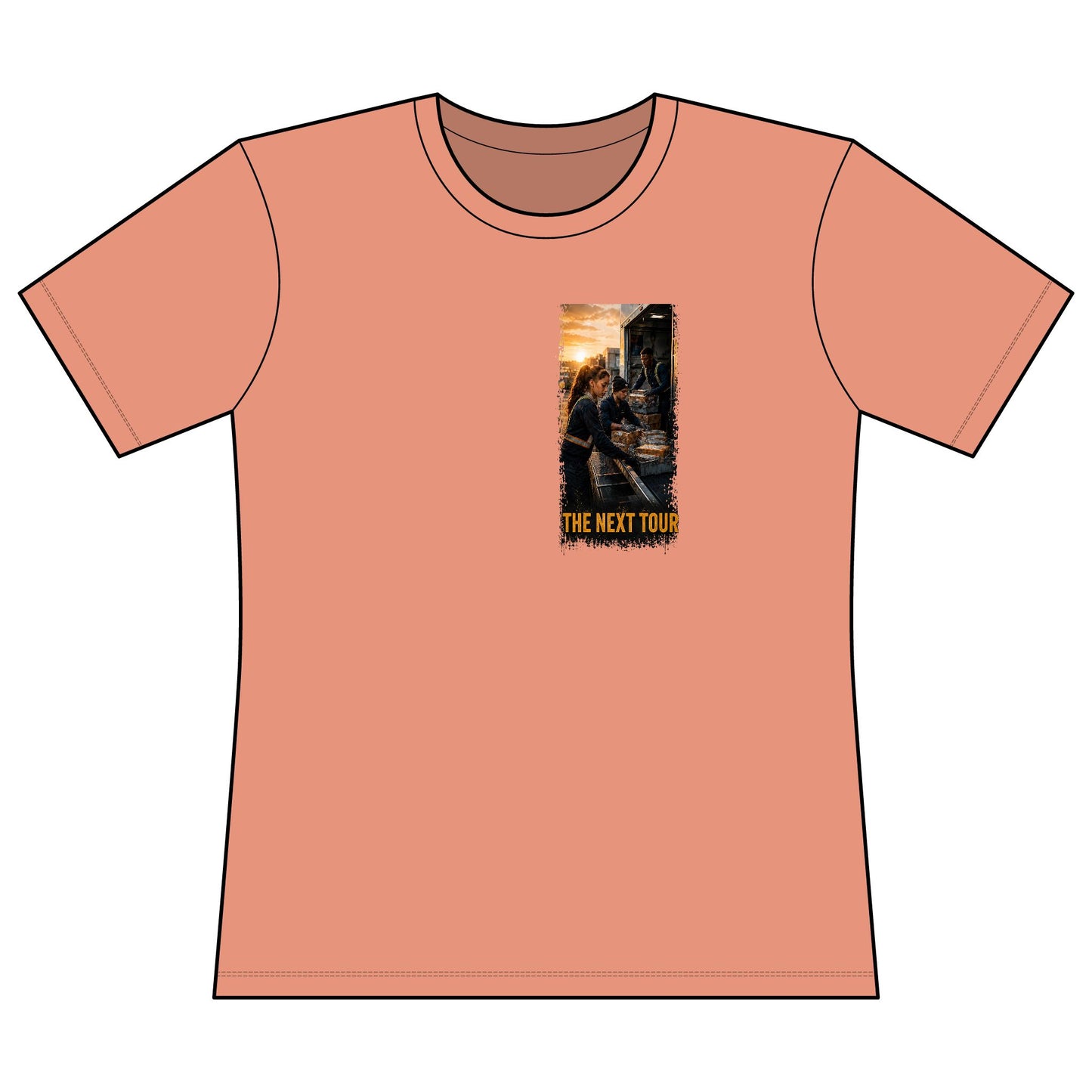Postal Music — The Next Tour Women's Relaxed T-Shirt