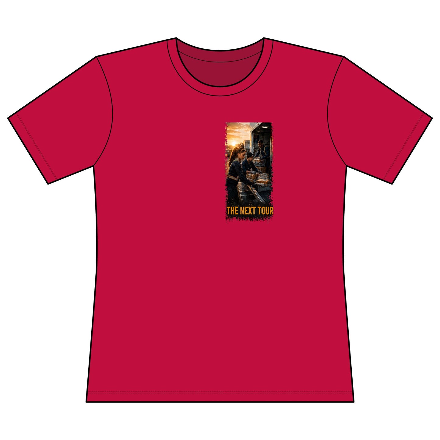 Postal Music — The Next Tour Women's Relaxed T-Shirt