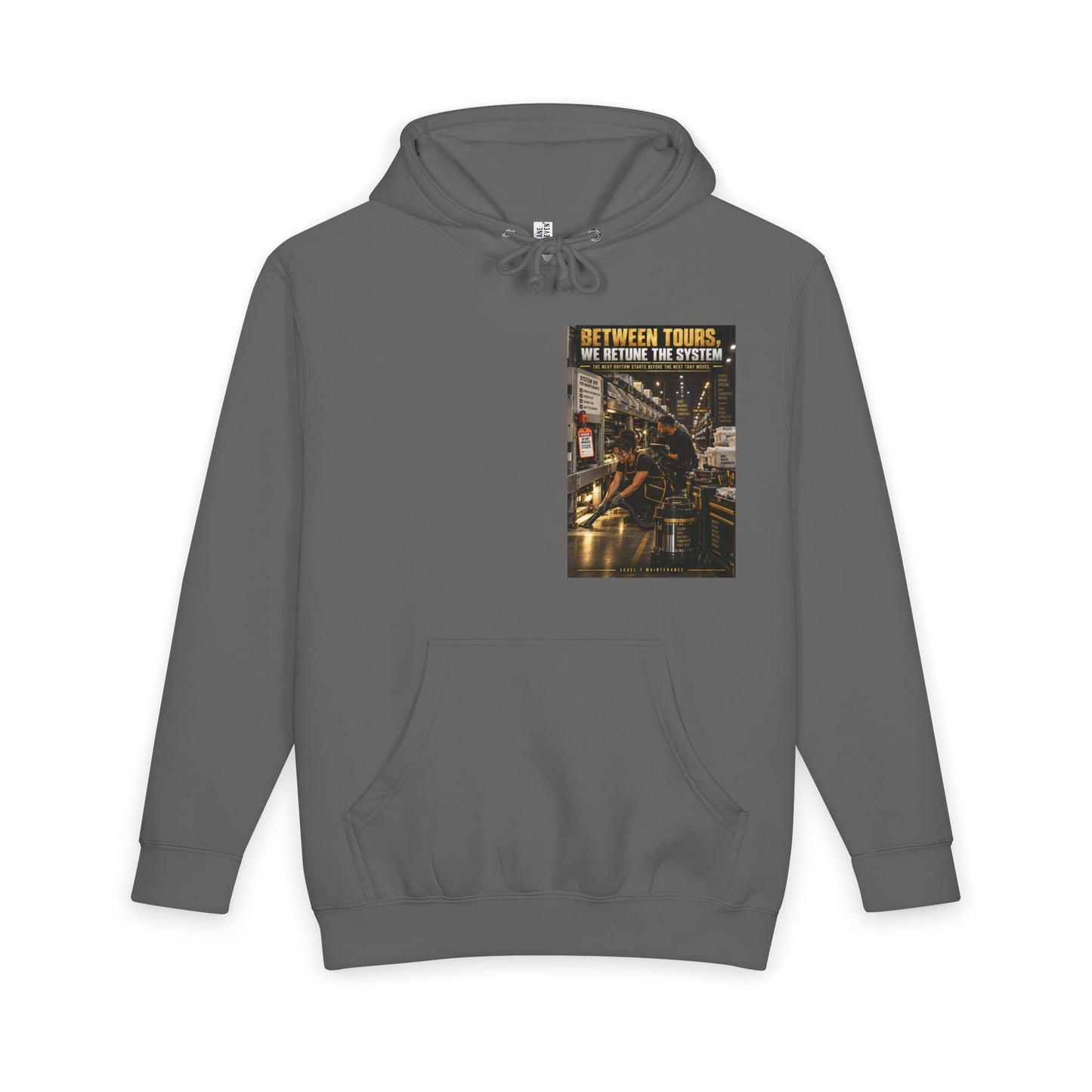 Postal Music - Between Tours, We Retune the System - Heavyweight Pullover Hoodie