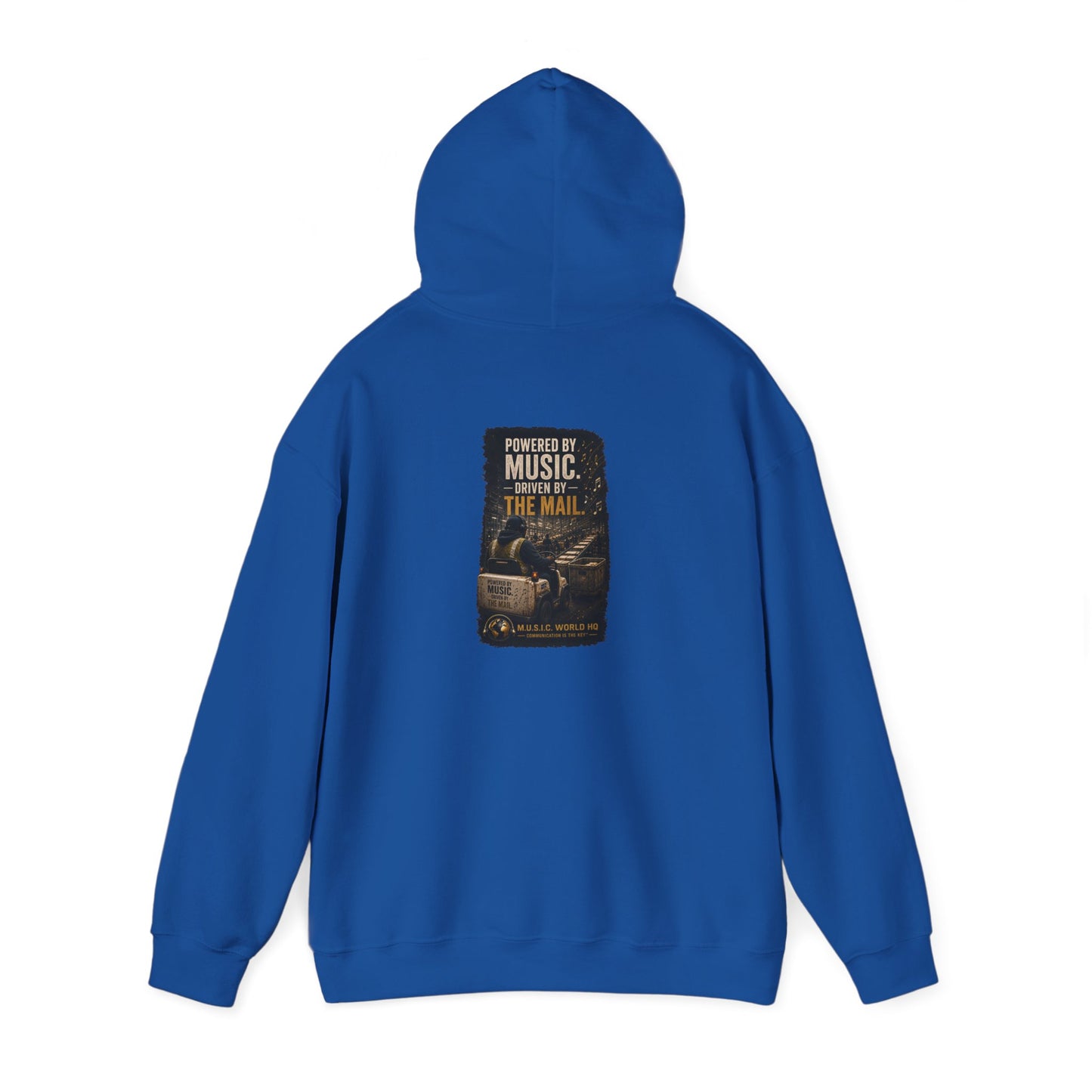 Postal Music - Powered by Music Hoodie - Colorways C