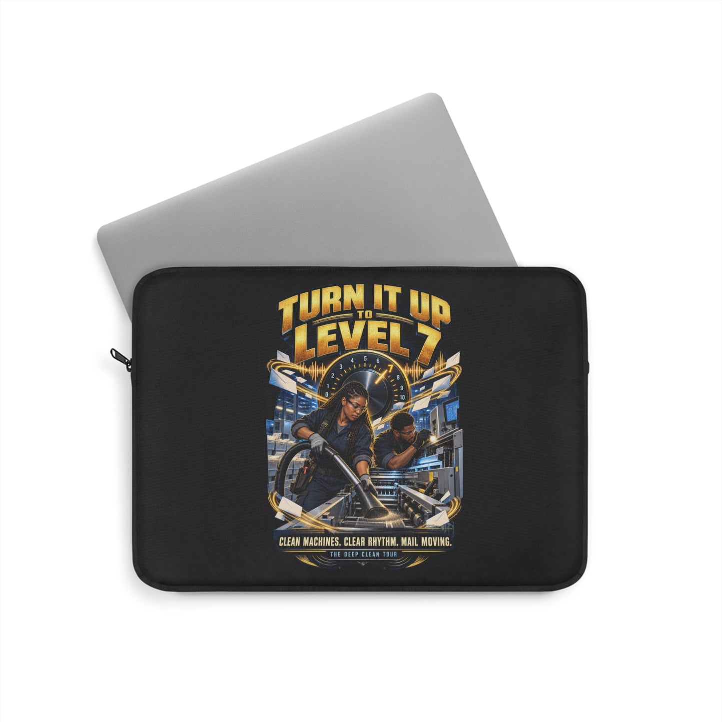 Postal Music - Turn It Up to Level 7 - Laptop Sleeve