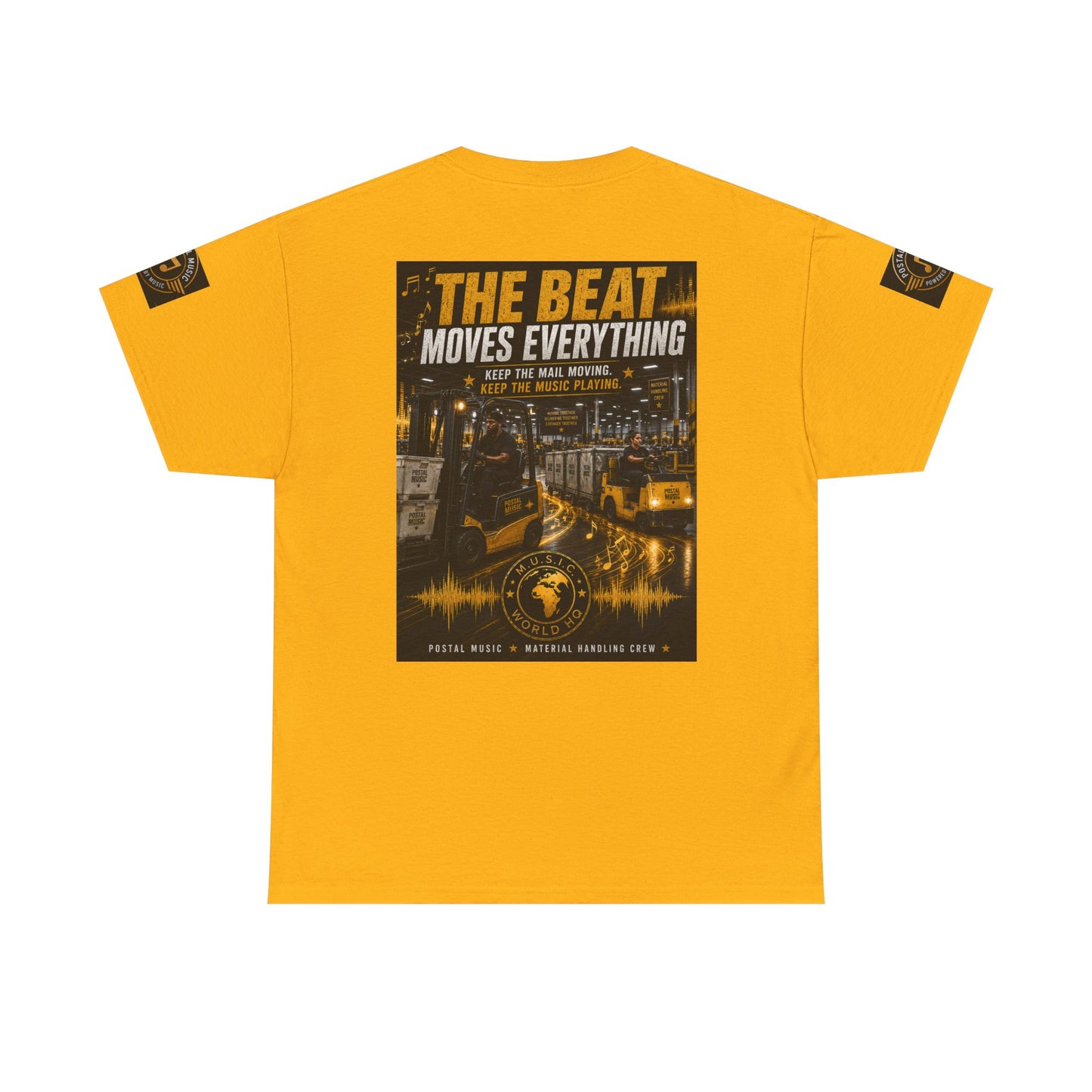 The Beat Moves Everything — Men's T-Shirt | Postal Music