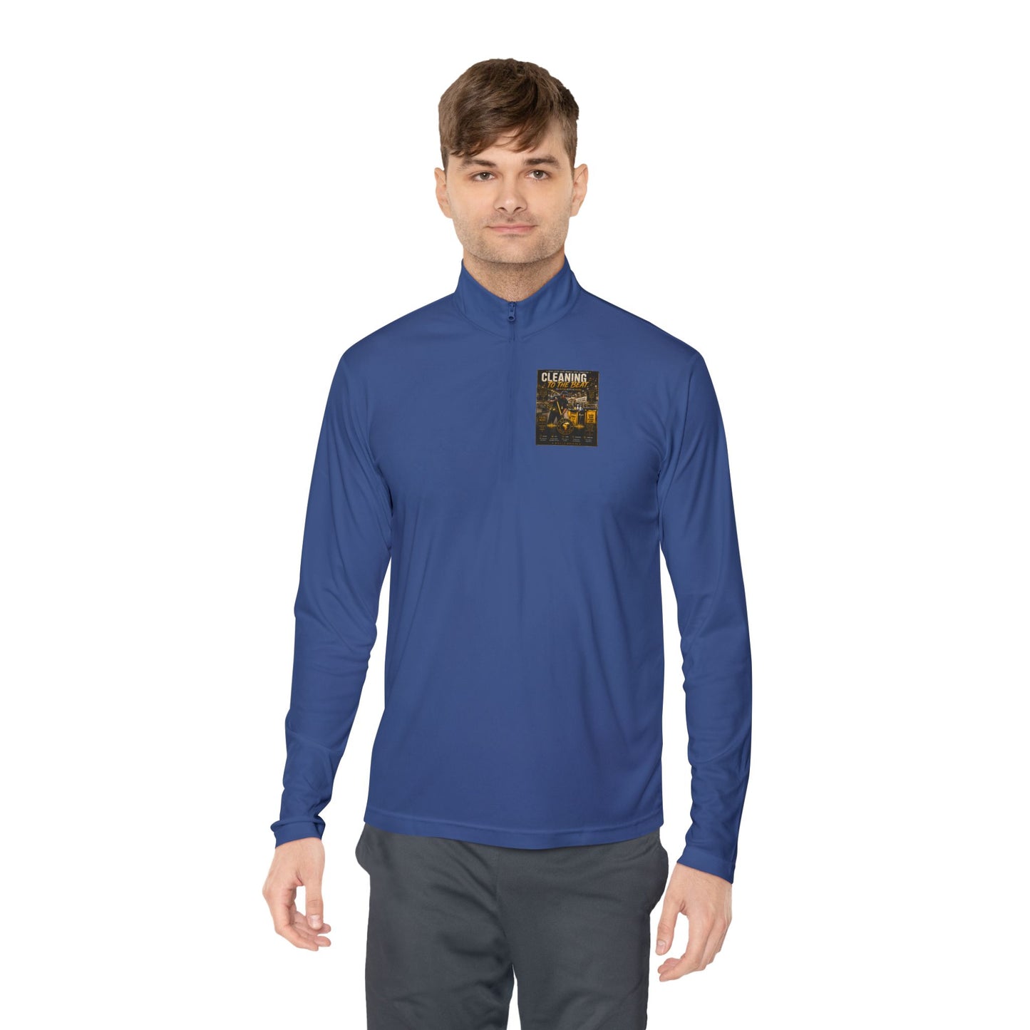 Cleaning to the Beat — Quarter-Zip Pullover