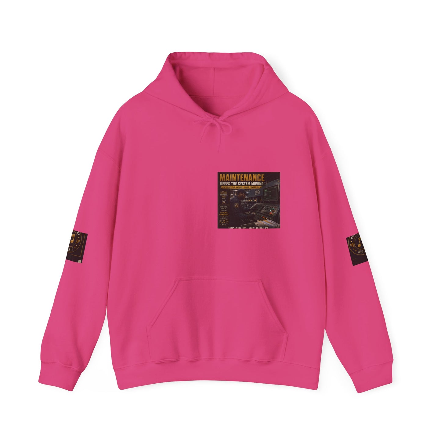Postal Music — Maintenance Keeps the System Moving — Core Pullover Hoodie