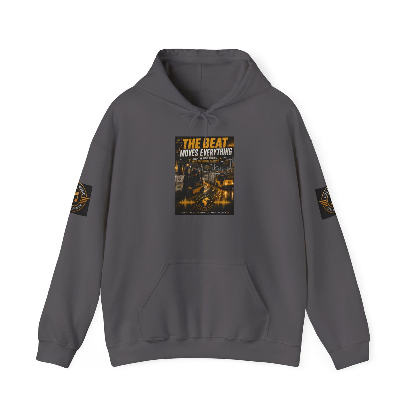 The Beat Moves Everything — Men's Hoodie | Postal Music