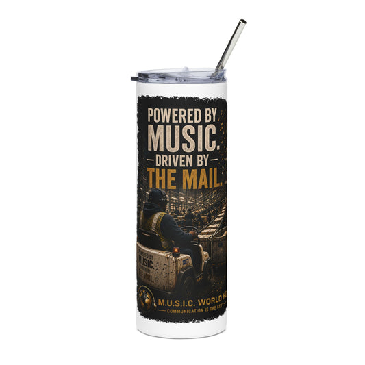 Postal Music - Powered by Music Stainless Tumbler