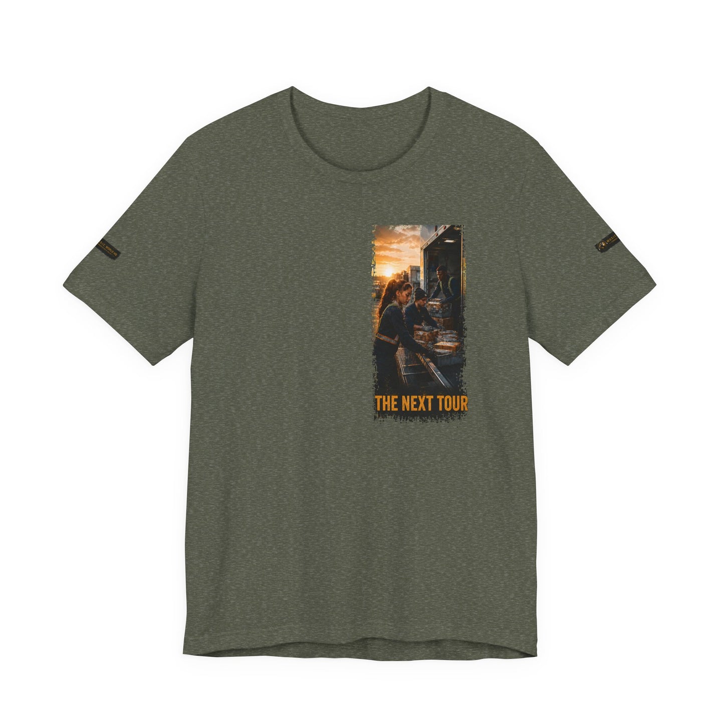 Postal Music — The Next Tour Premium Unisex T-Shirt — Color Group 5 of 11