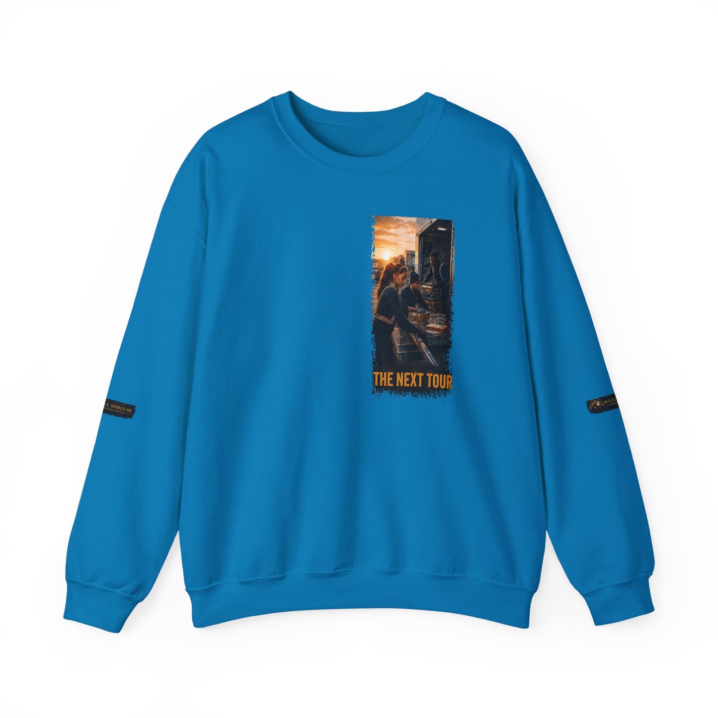 Postal Music — The Next Tour Core Crewneck Sweatshirt — Color Group 3 of 3