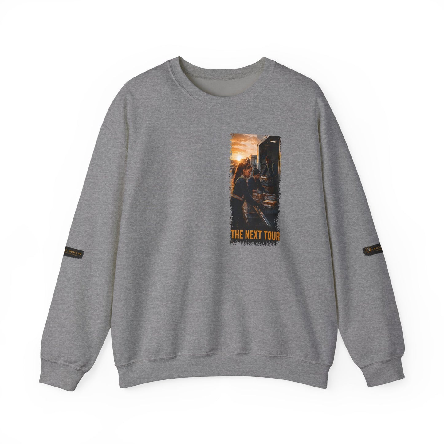 Postal Music — The Next Tour Core Crewneck Sweatshirt — Color Group 1 of 3