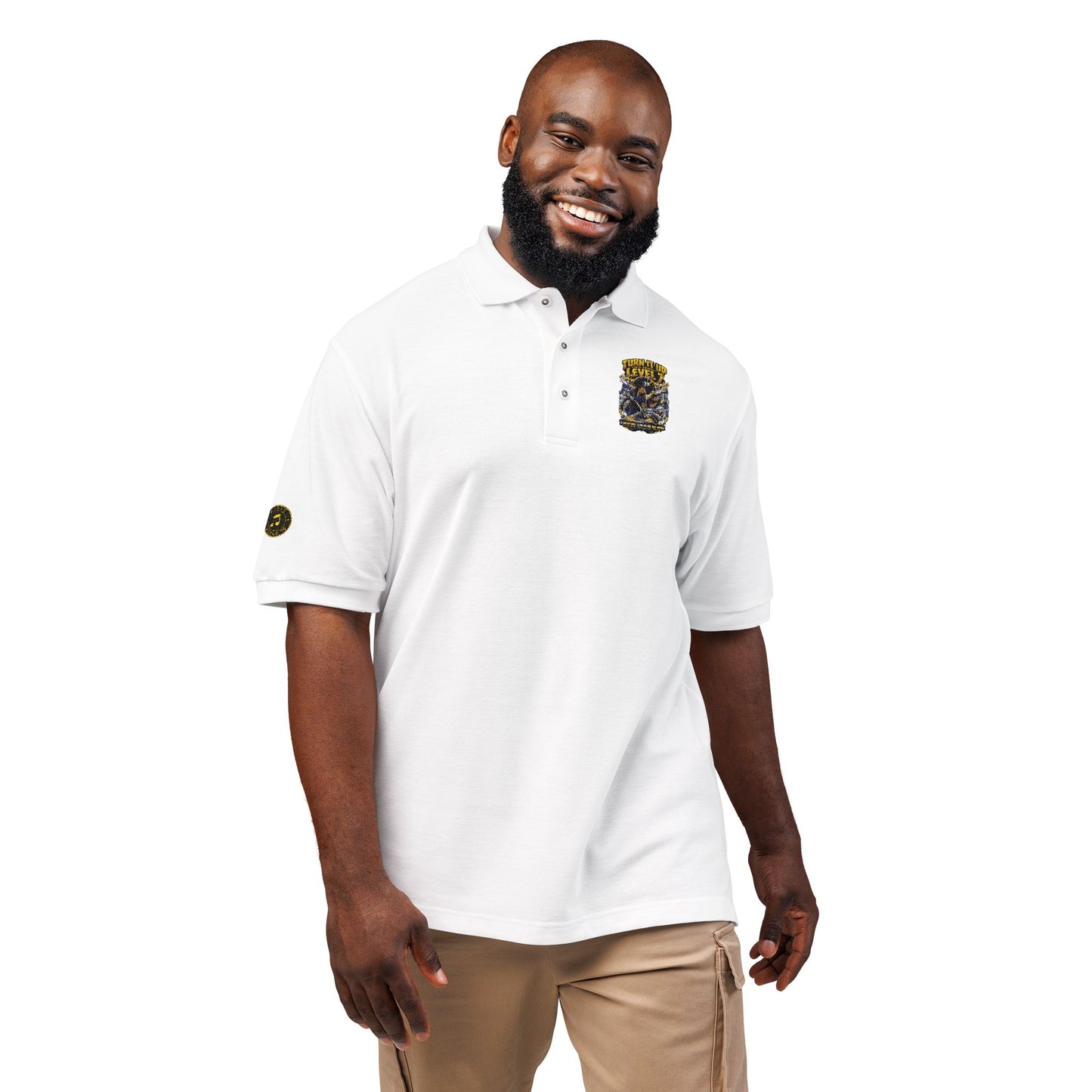 Postal Music - Turn It Up to Level 7 - Unisex Polo Shirt