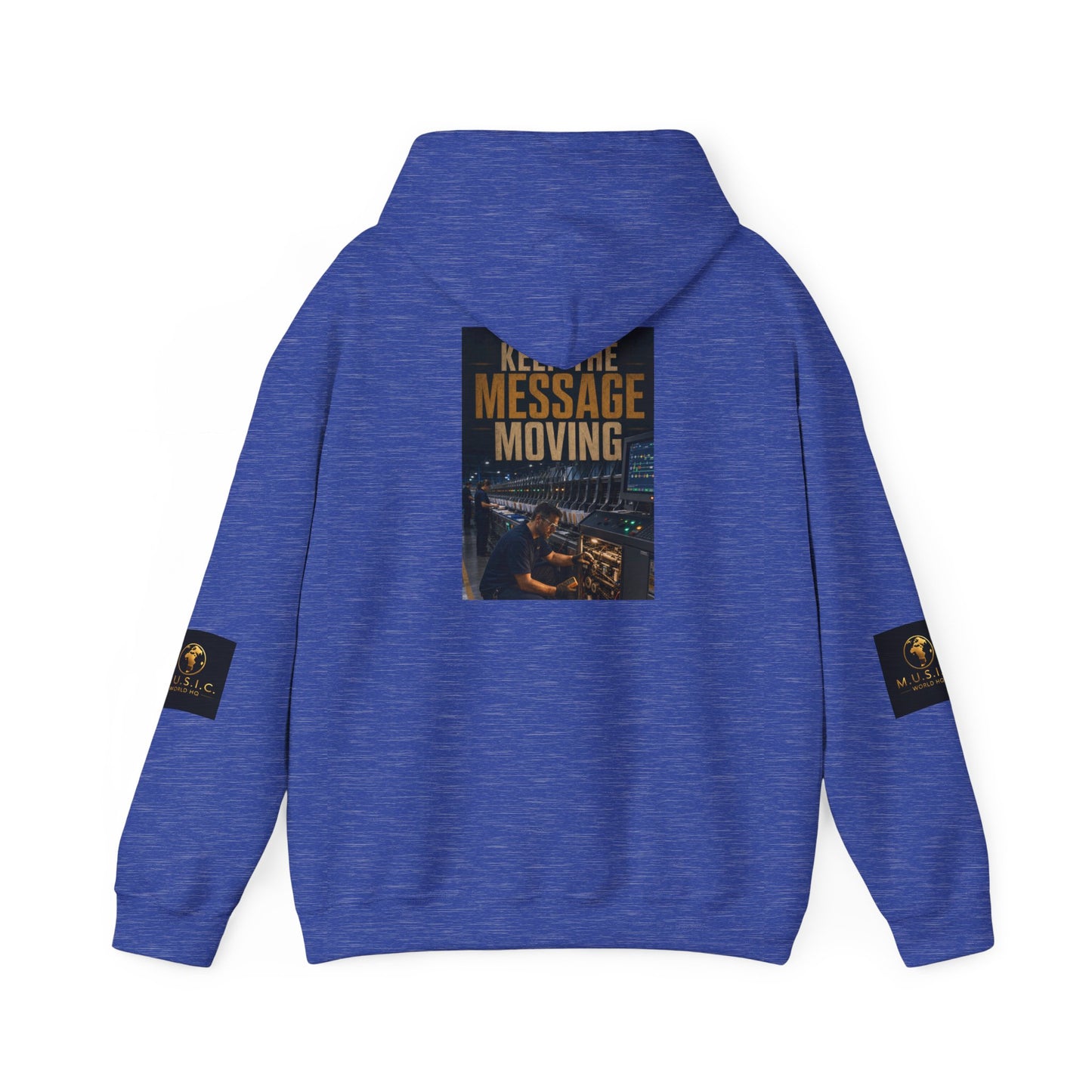 Postal Music — Keep the Message Moving — Core Pullover Hoodie