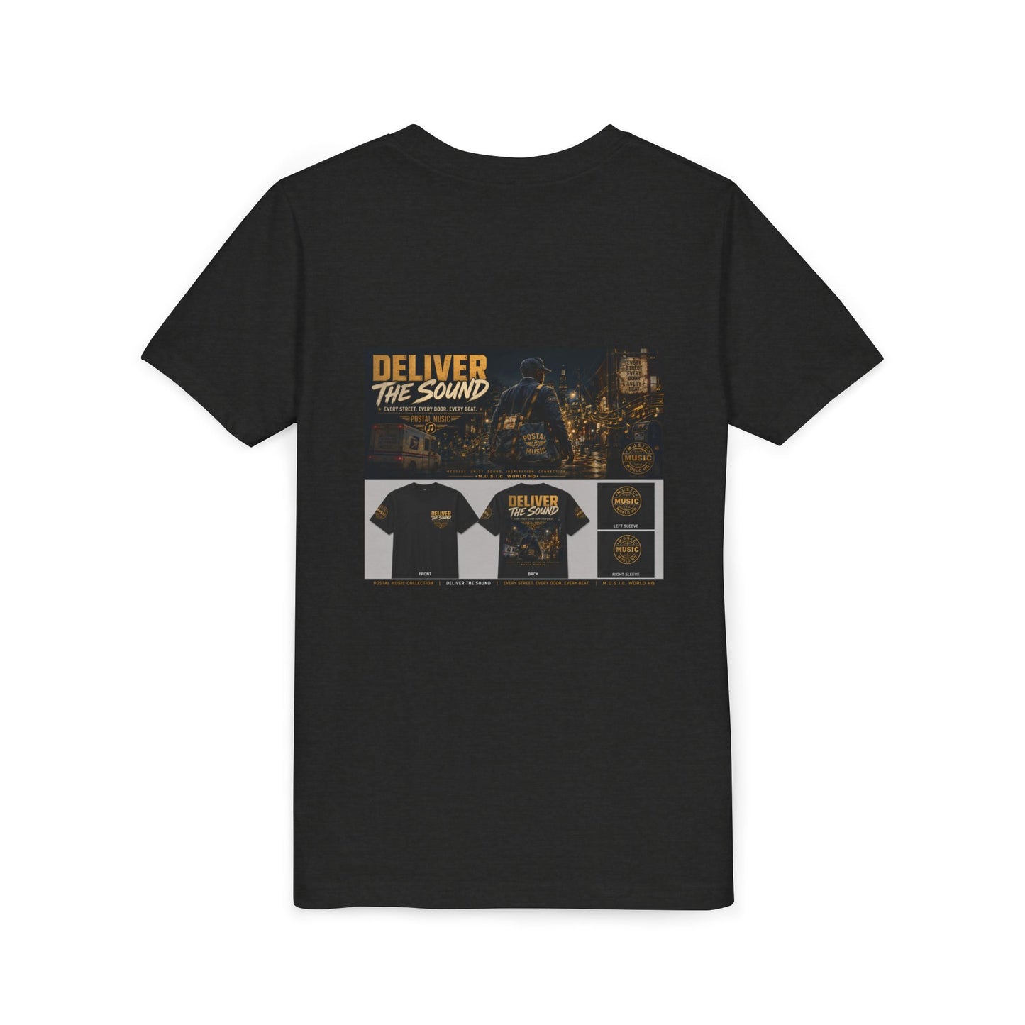 Postal Music — Deliver the Sound — Youth T-Shirt