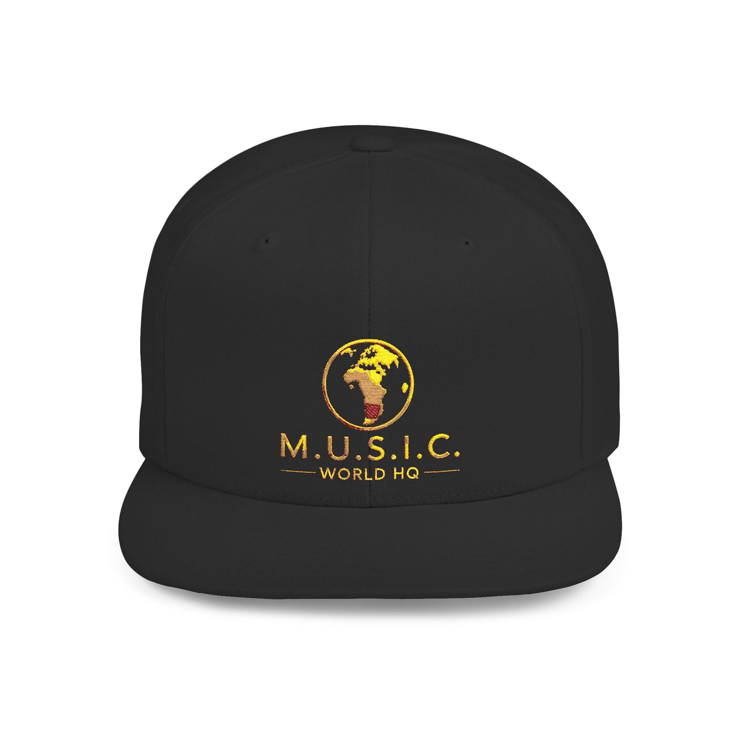 M.U.S.I.C. World HQ Heritage Premium Flat-Bill Snapback
