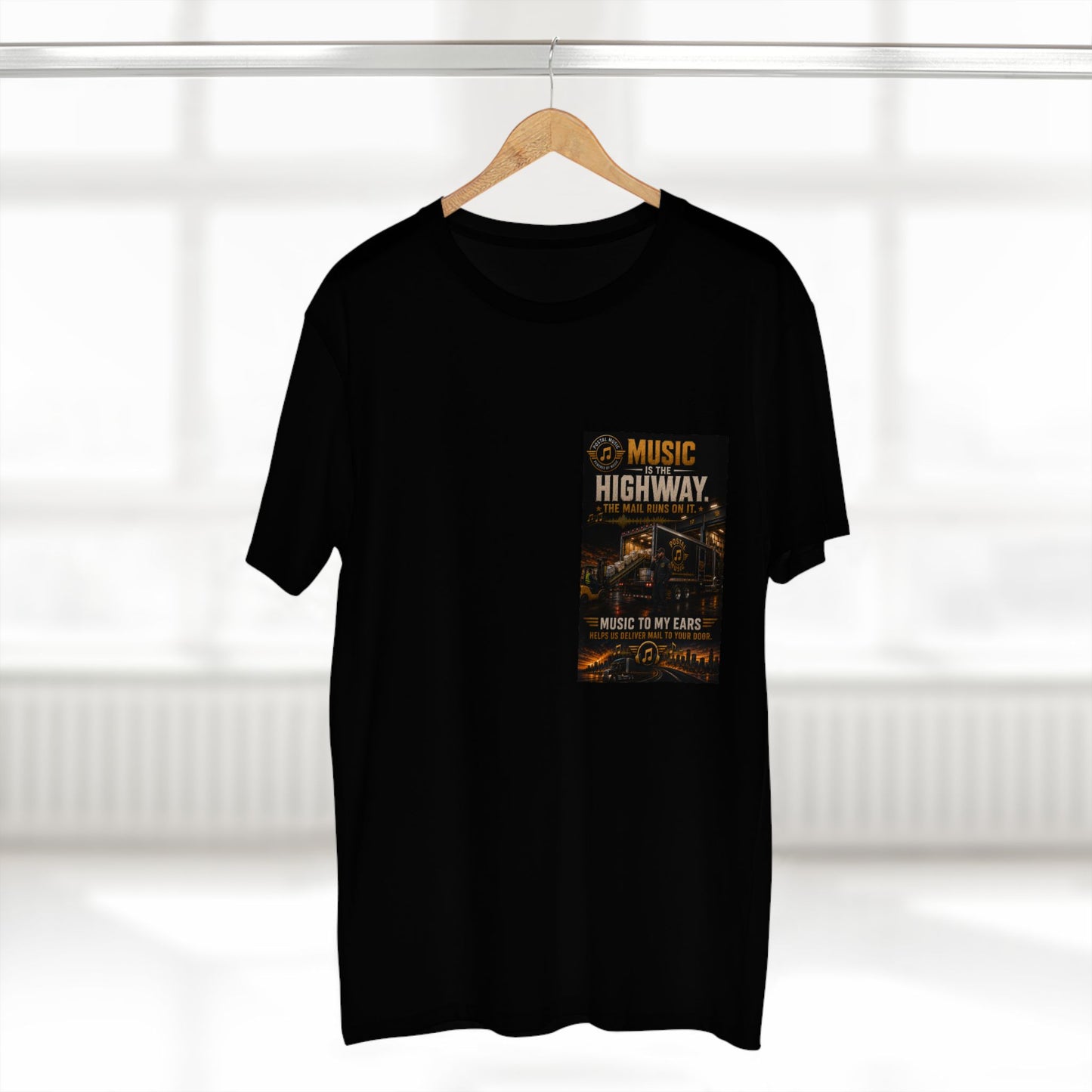 Postal Music — Music Is the Highway — Streetwear T-Shirt