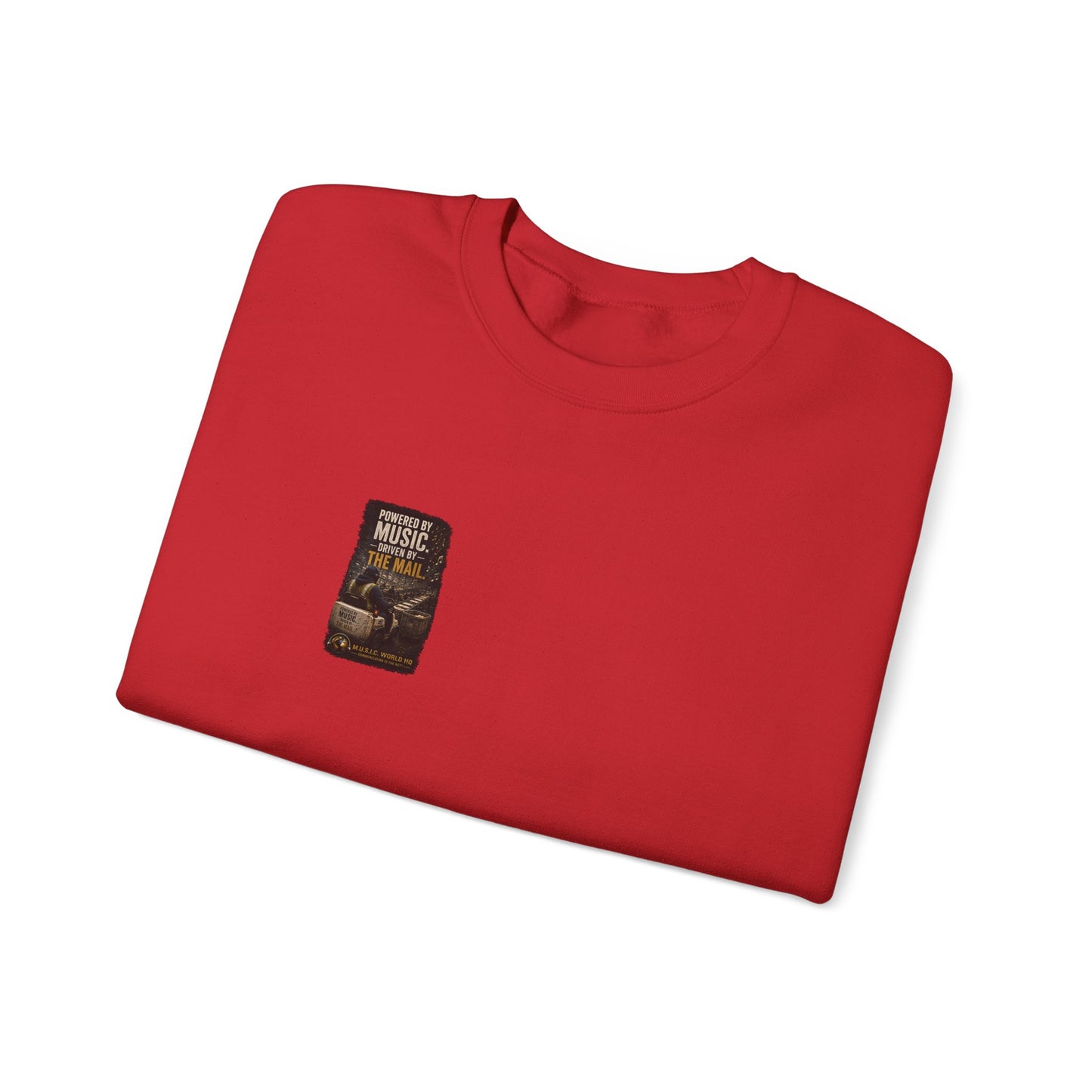 Postal Music - Powered by Music Crewneck Sweatshirt - Colorways C