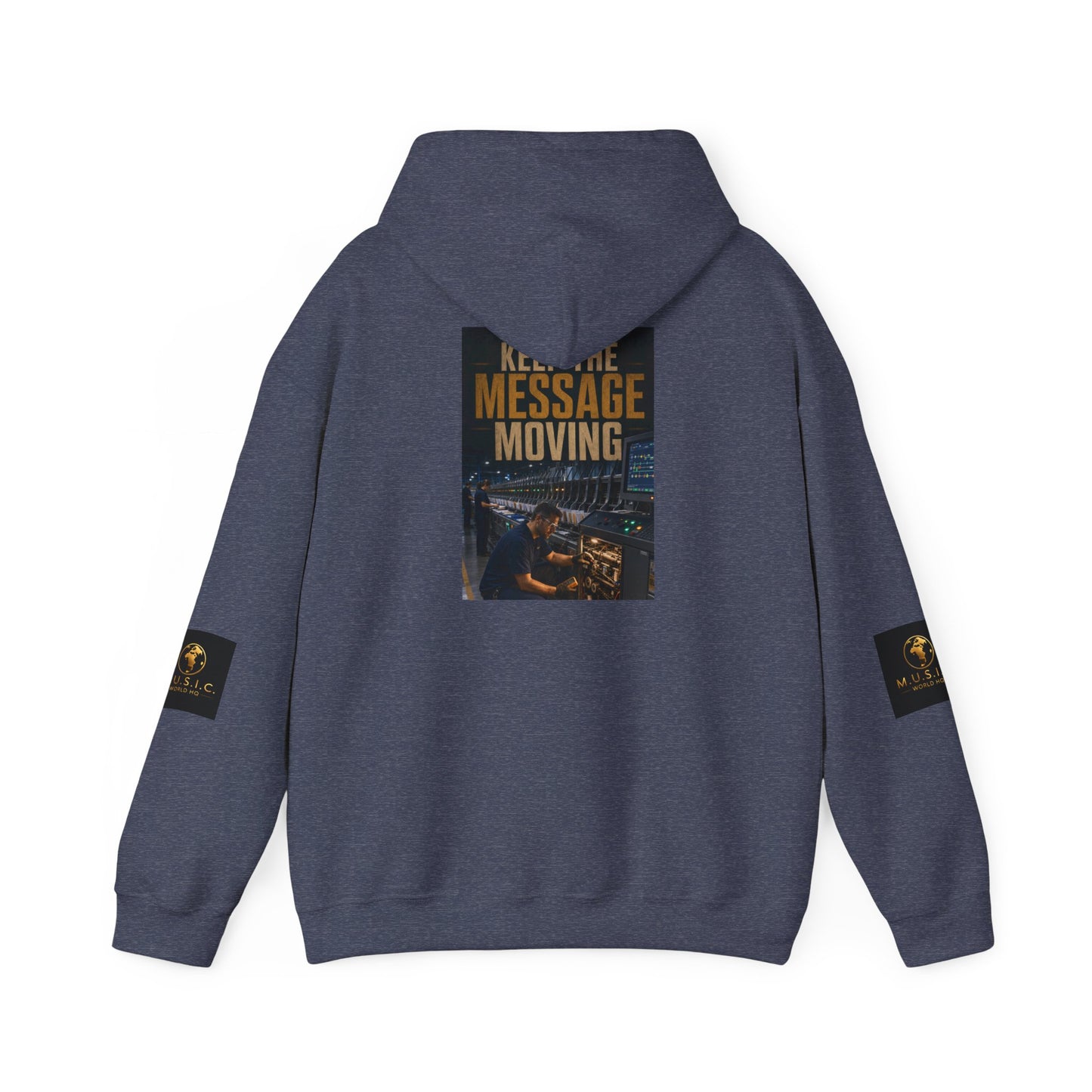 Postal Music — Keep the Message Moving — Core Pullover Hoodie