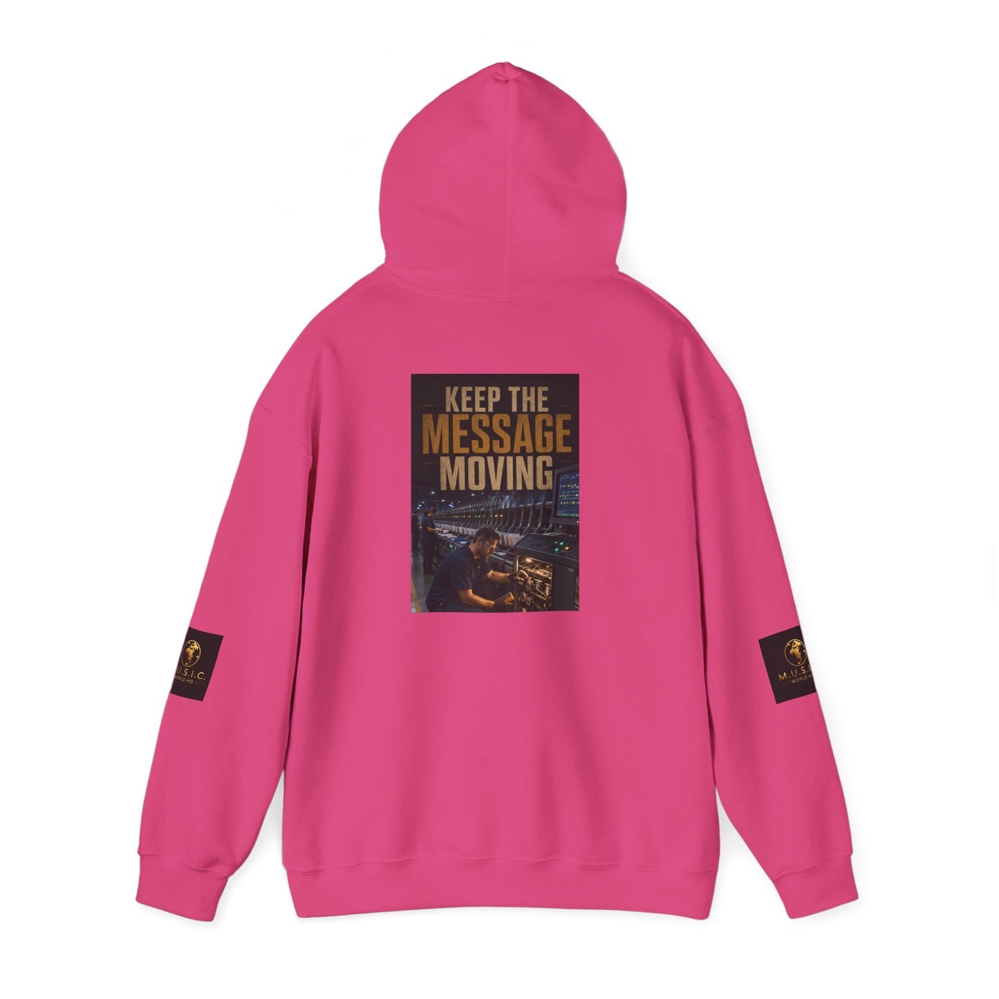 Postal Music — Keep the Message Moving — Core Pullover Hoodie