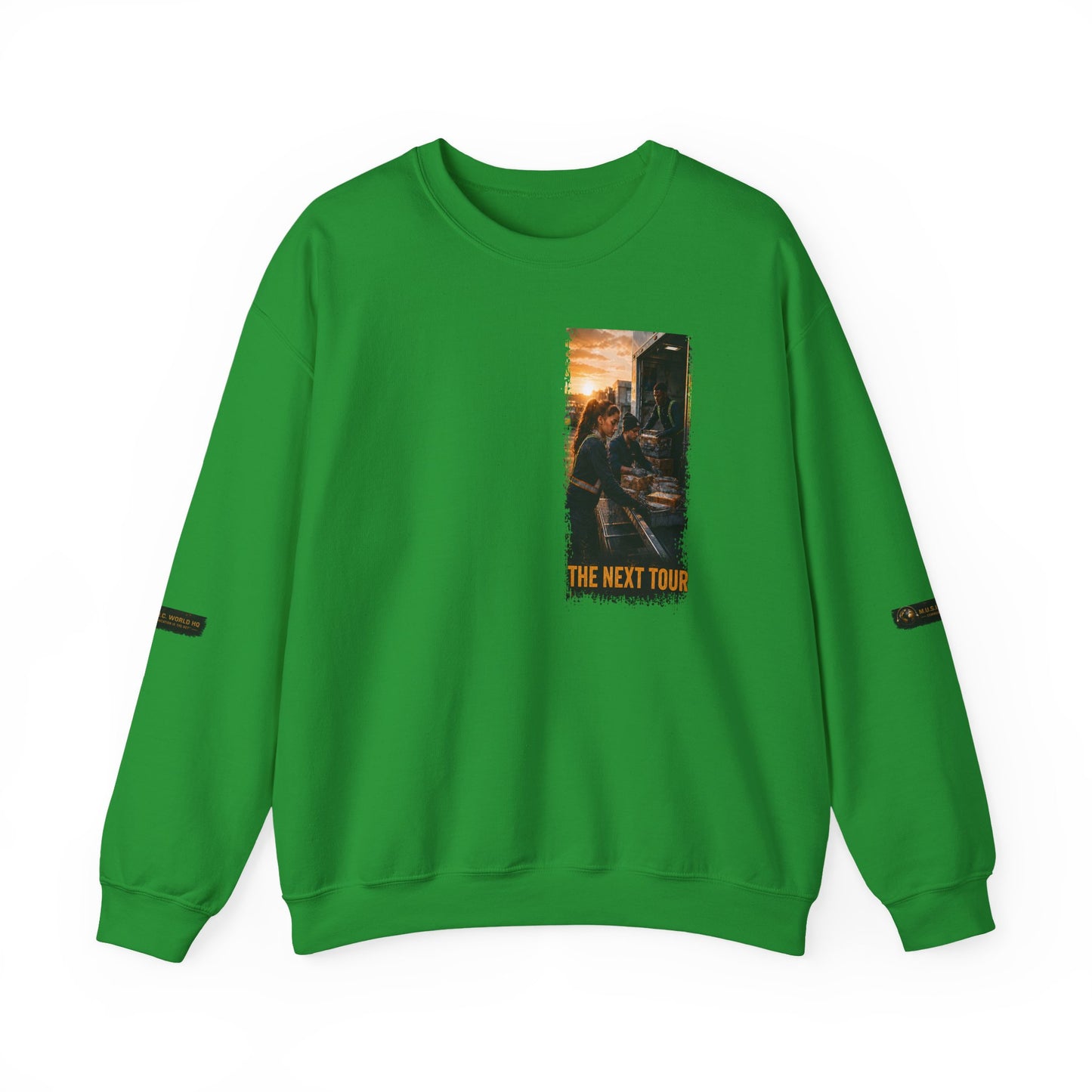 Postal Music — The Next Tour Core Crewneck Sweatshirt — Color Group 2 of 3