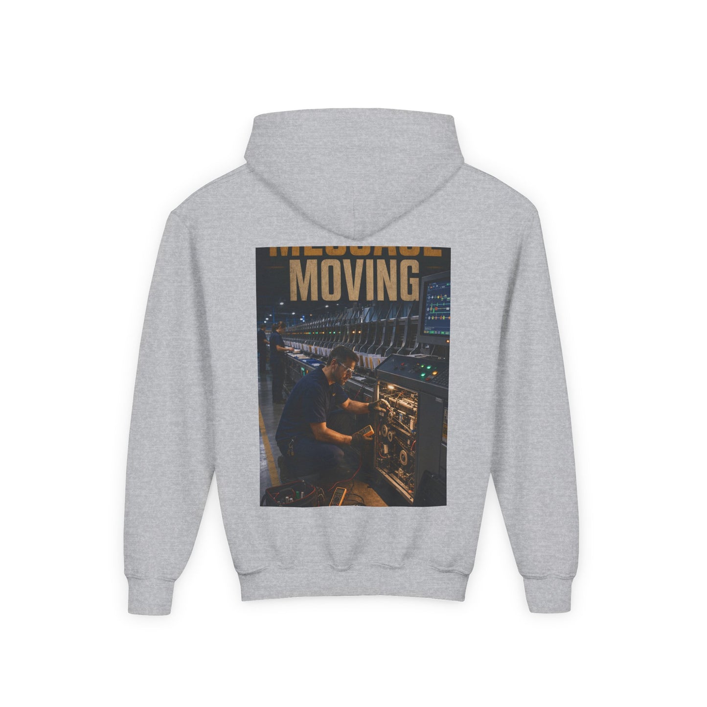 Postal Music — Keep the Message Moving — Youth Hoodie