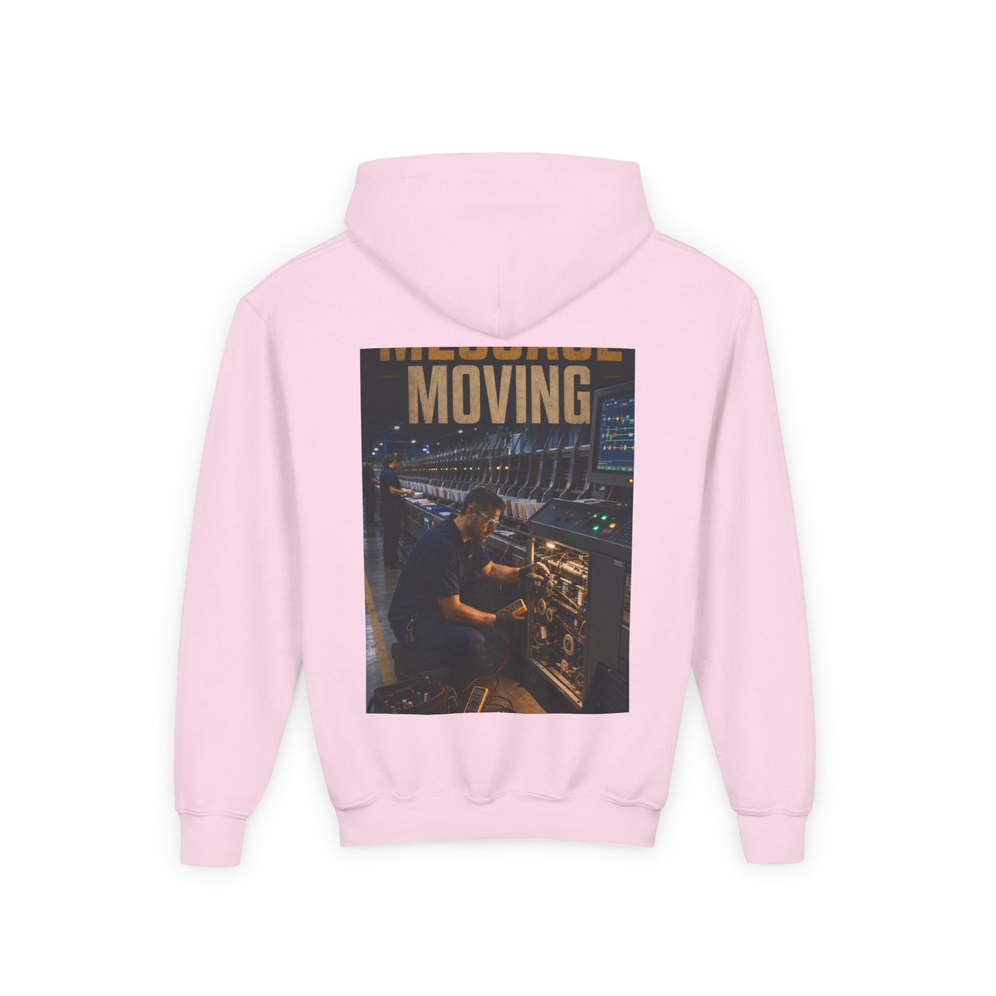 Postal Music — Keep the Message Moving — Youth Hoodie