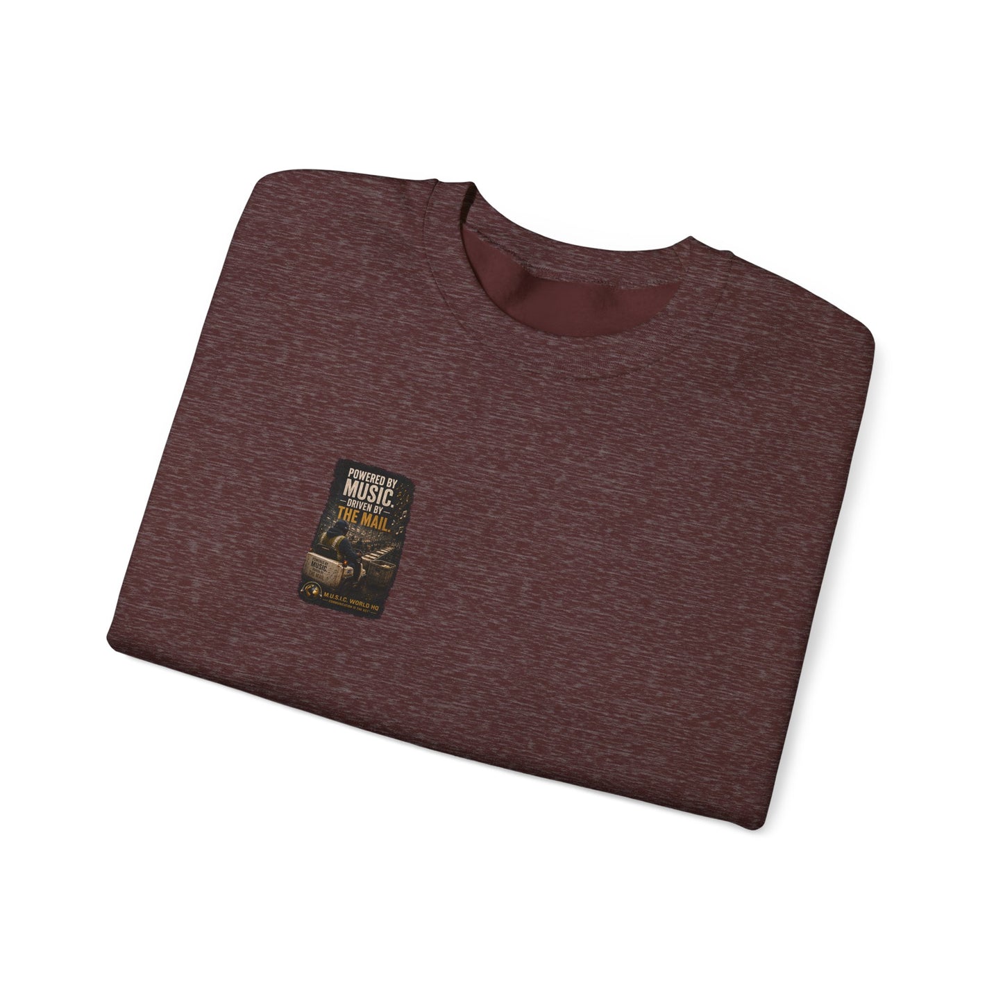 Postal Music - Powered by Music Crewneck Sweatshirt - Colorways B