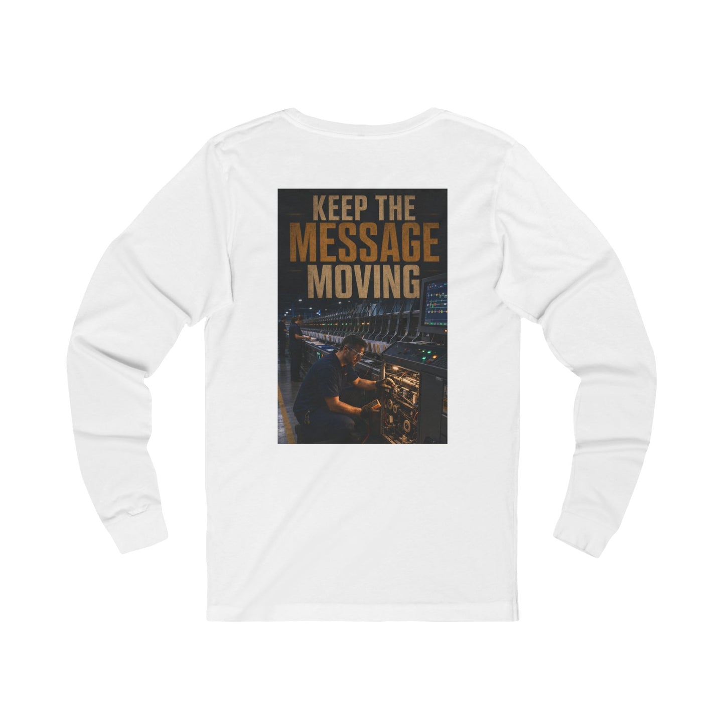 Postal Music — Keep the Message Moving — Long-Sleeve T-Shirt