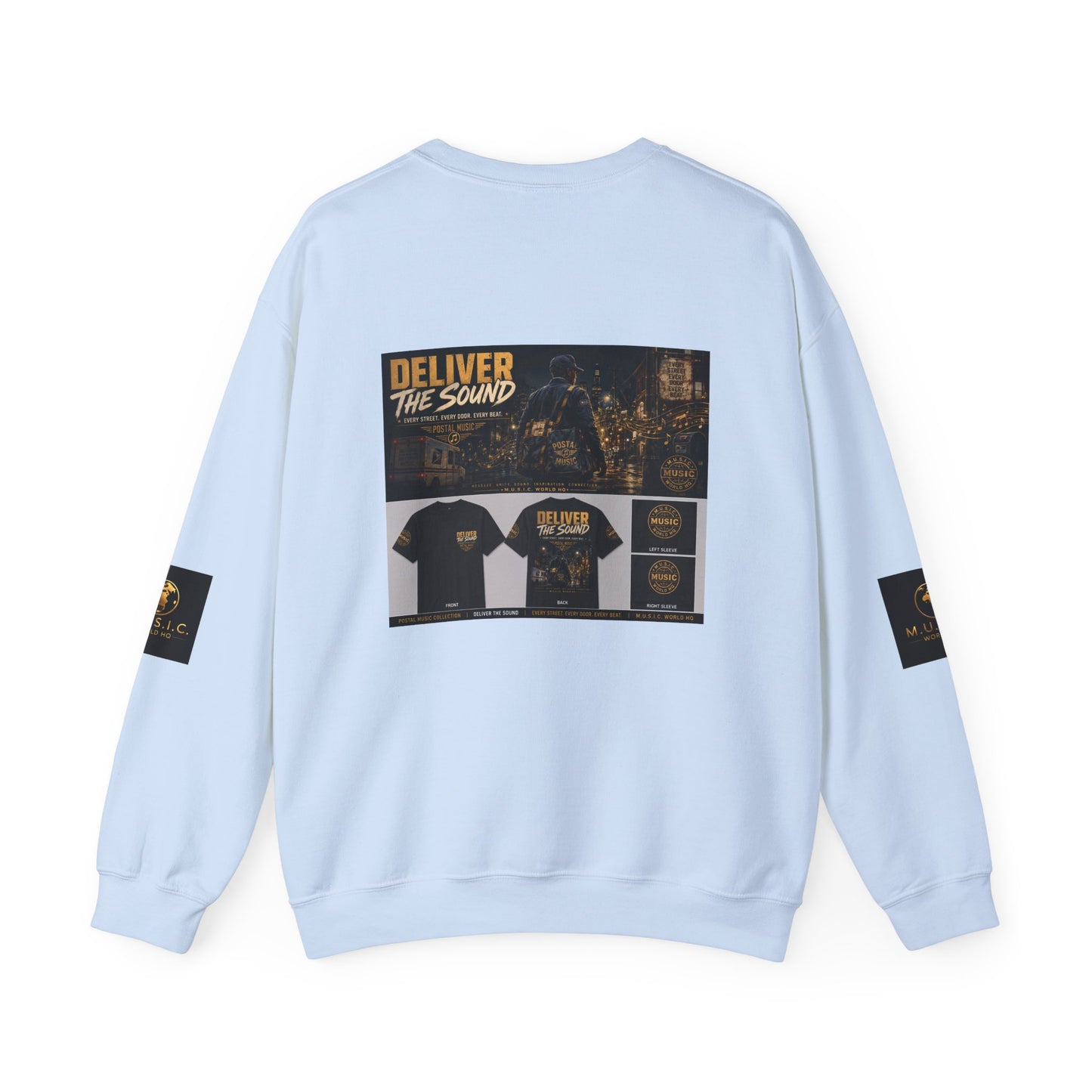Postal Music — Deliver the Sound — Core Crewneck Sweatshirt
