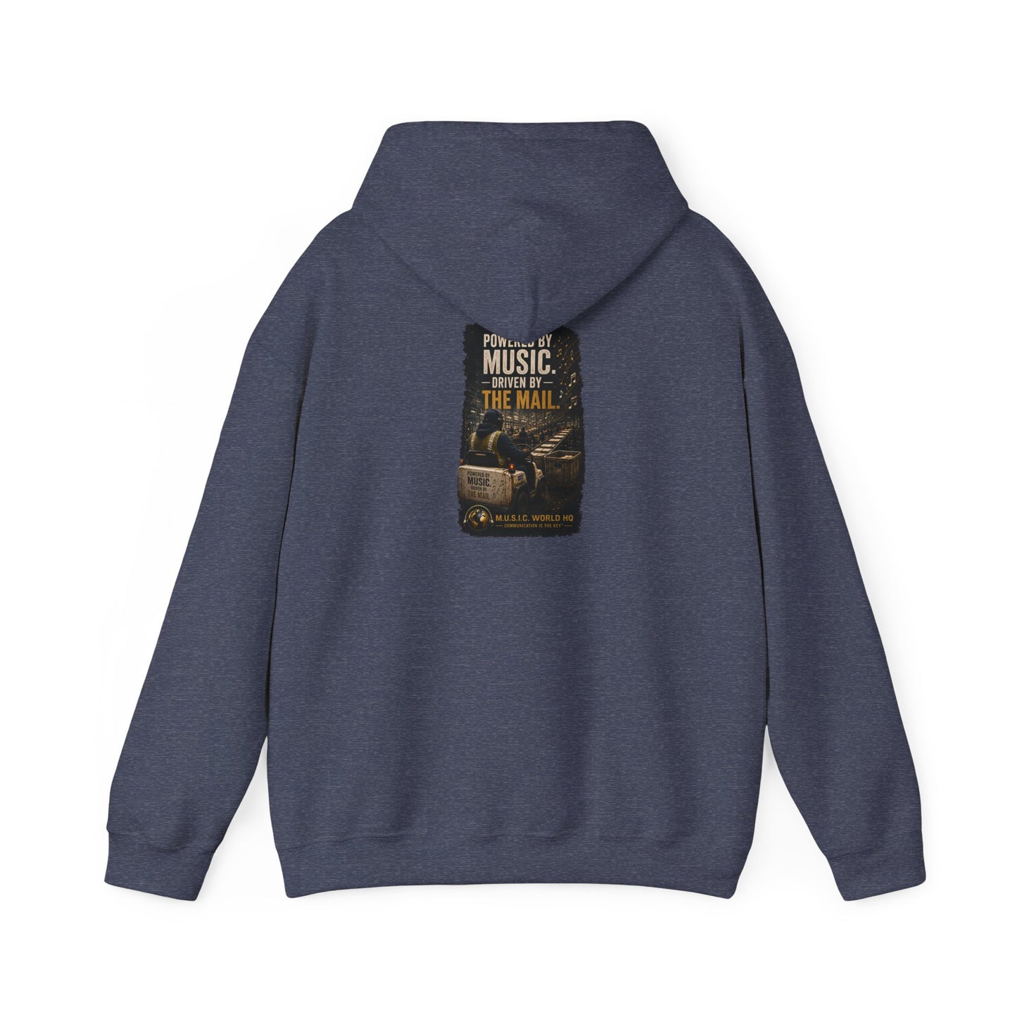Postal Music - Powered by Music Hoodie - Colorways B