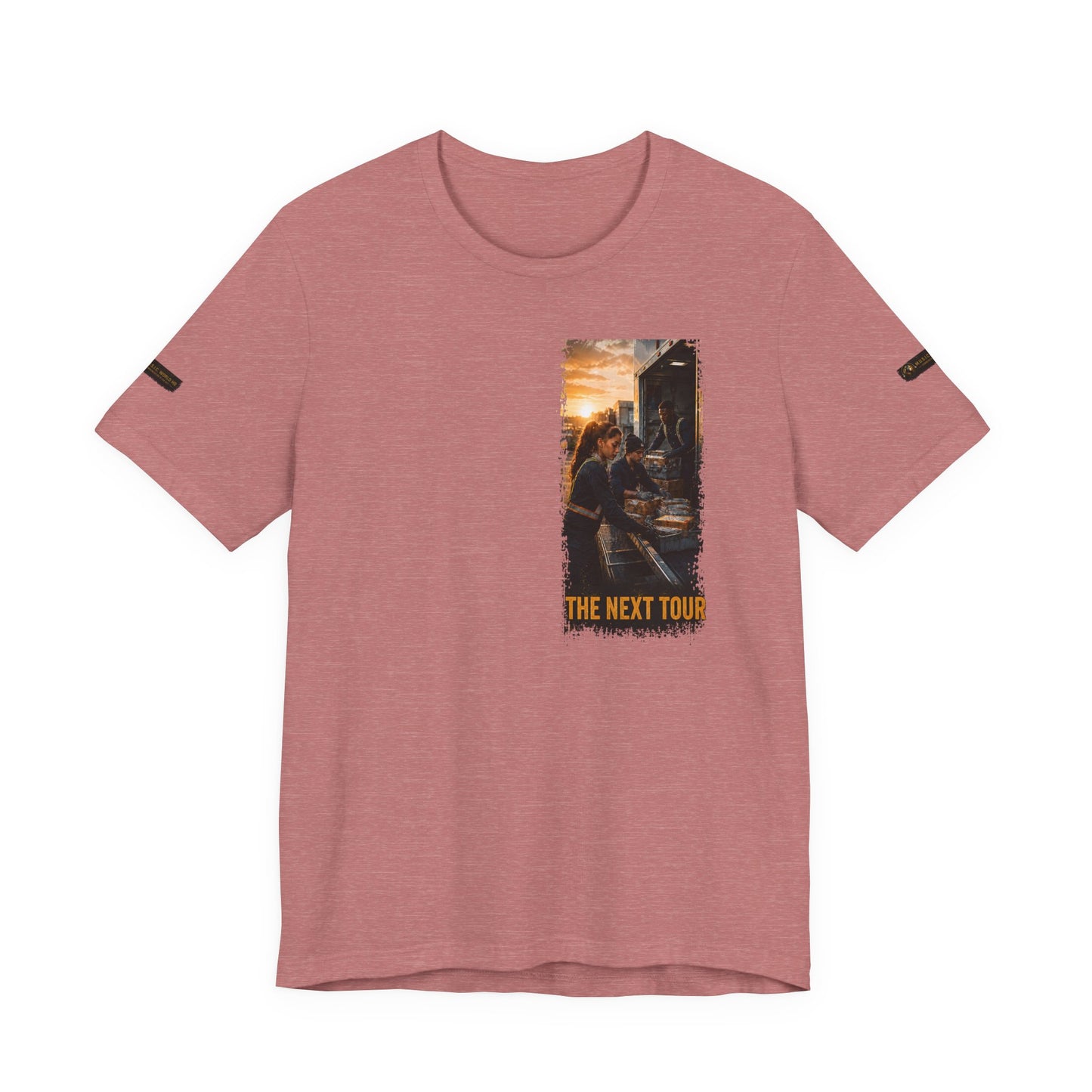 Postal Music — The Next Tour Premium Unisex T-Shirt — Color Group 5 of 11