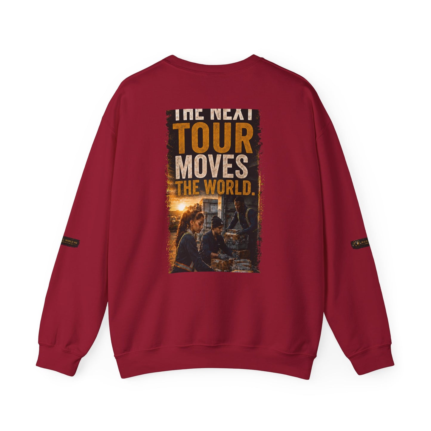 Postal Music — The Next Tour Core Crewneck Sweatshirt — Color Group 1 of 3