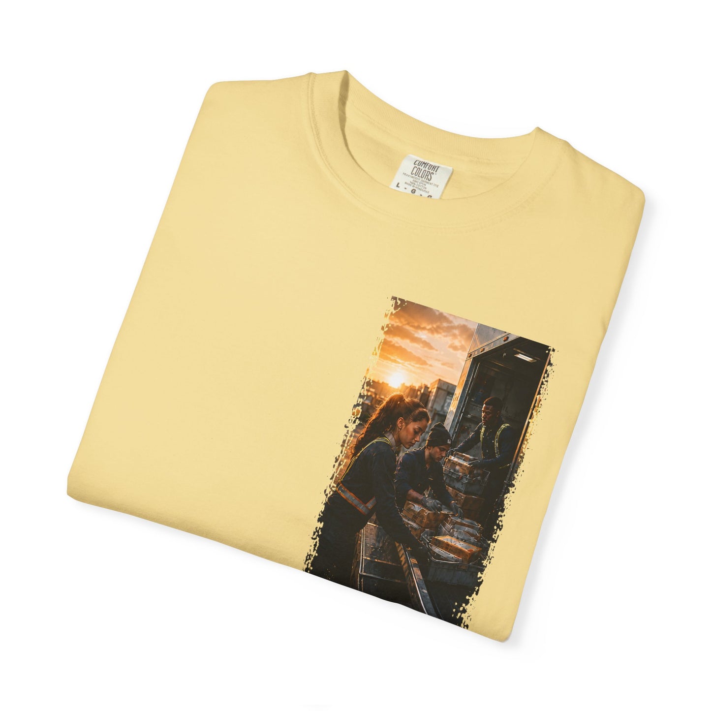 Postal Music — The Next Tour Garment-Dyed T-Shirt — Color Group 1 of 4