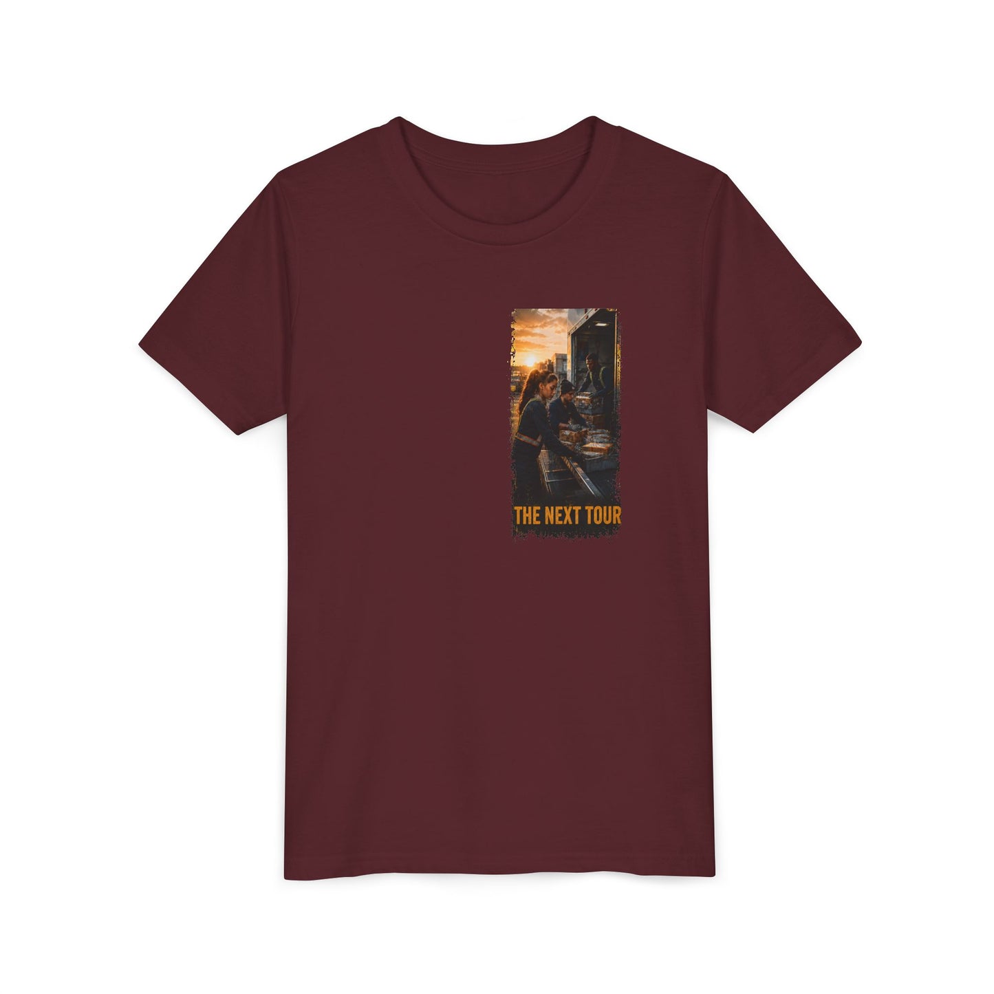 Postal Music — The Next Tour Youth T-Shirt — Color Group 1 of 2